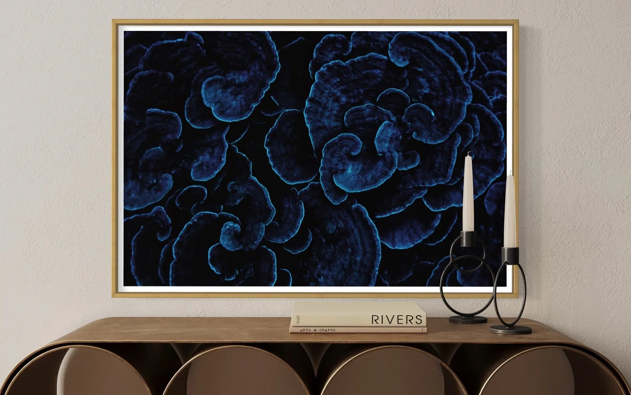 Sea Coral II by Enric Gener shown in a minimalist home decor setting