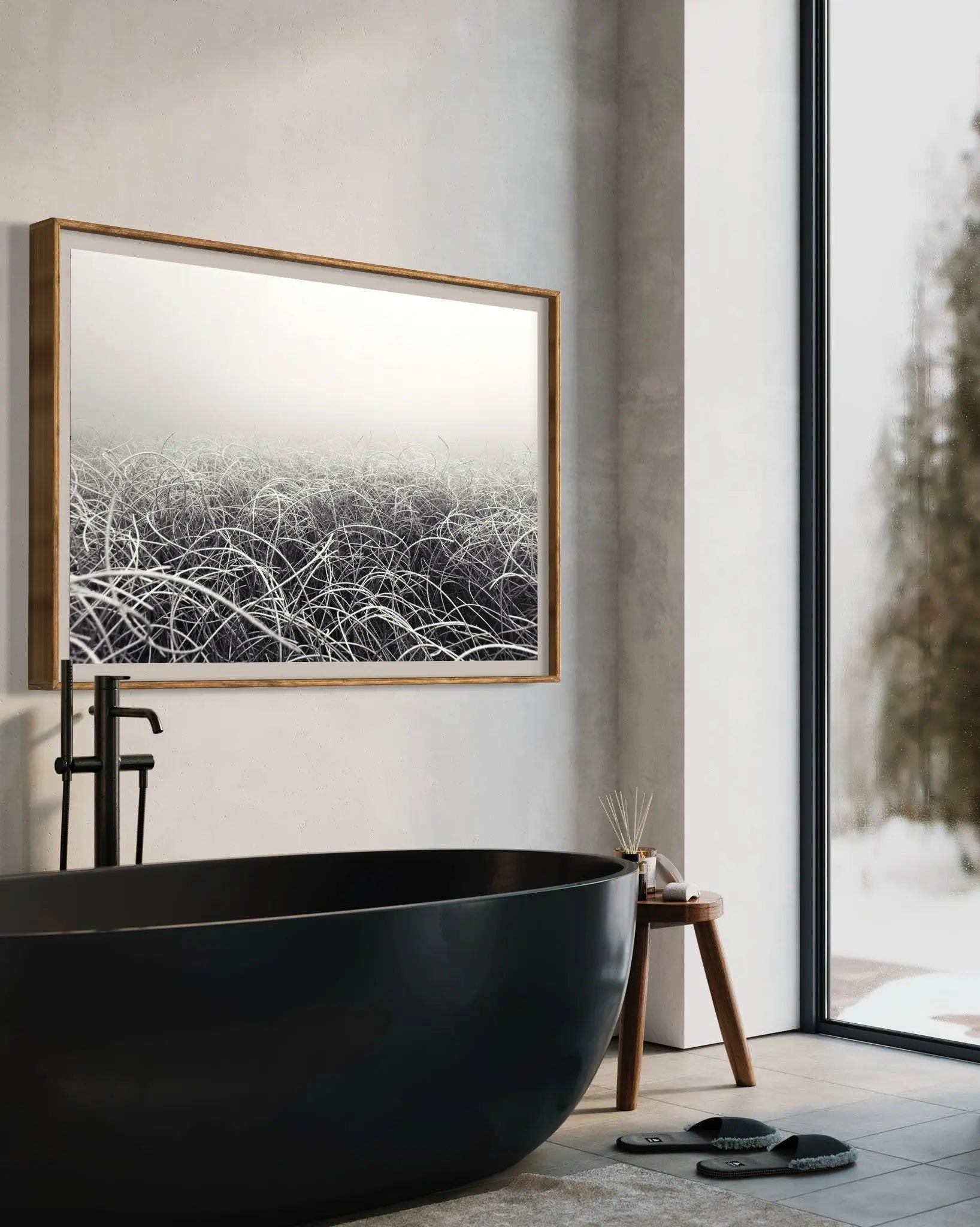 Seabed by Enric Gener showcased in a designer room setting