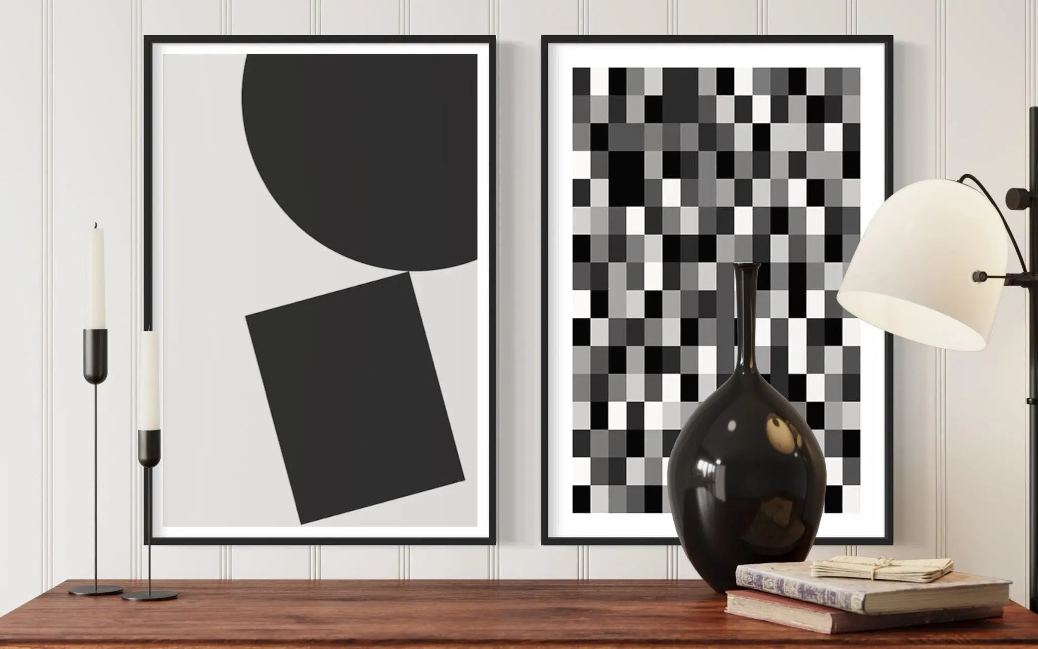 Untitled 850 by Pedro Nuka showcased in a designer room setting