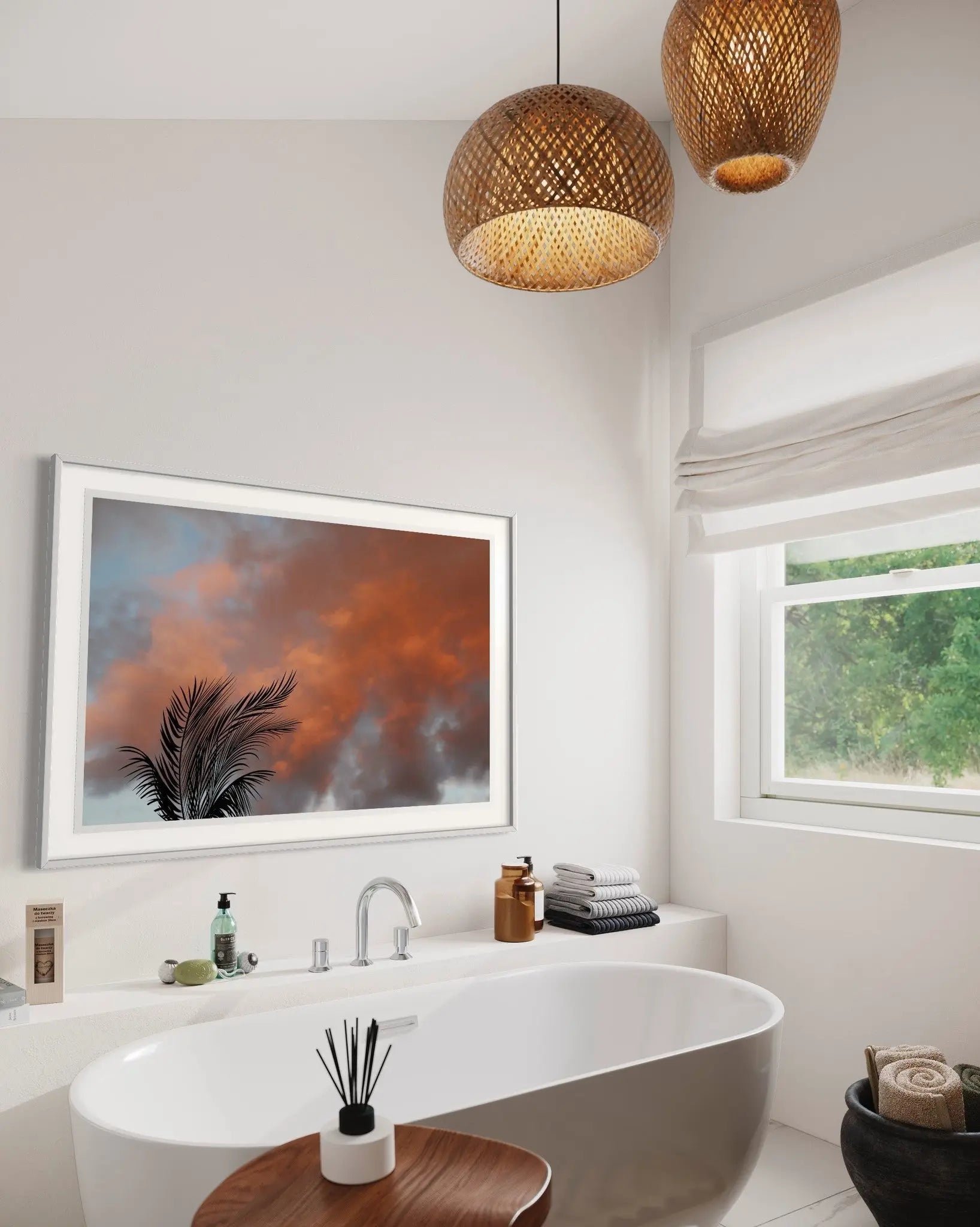 Pause by Karen Thom styled in a contemporary interior setting