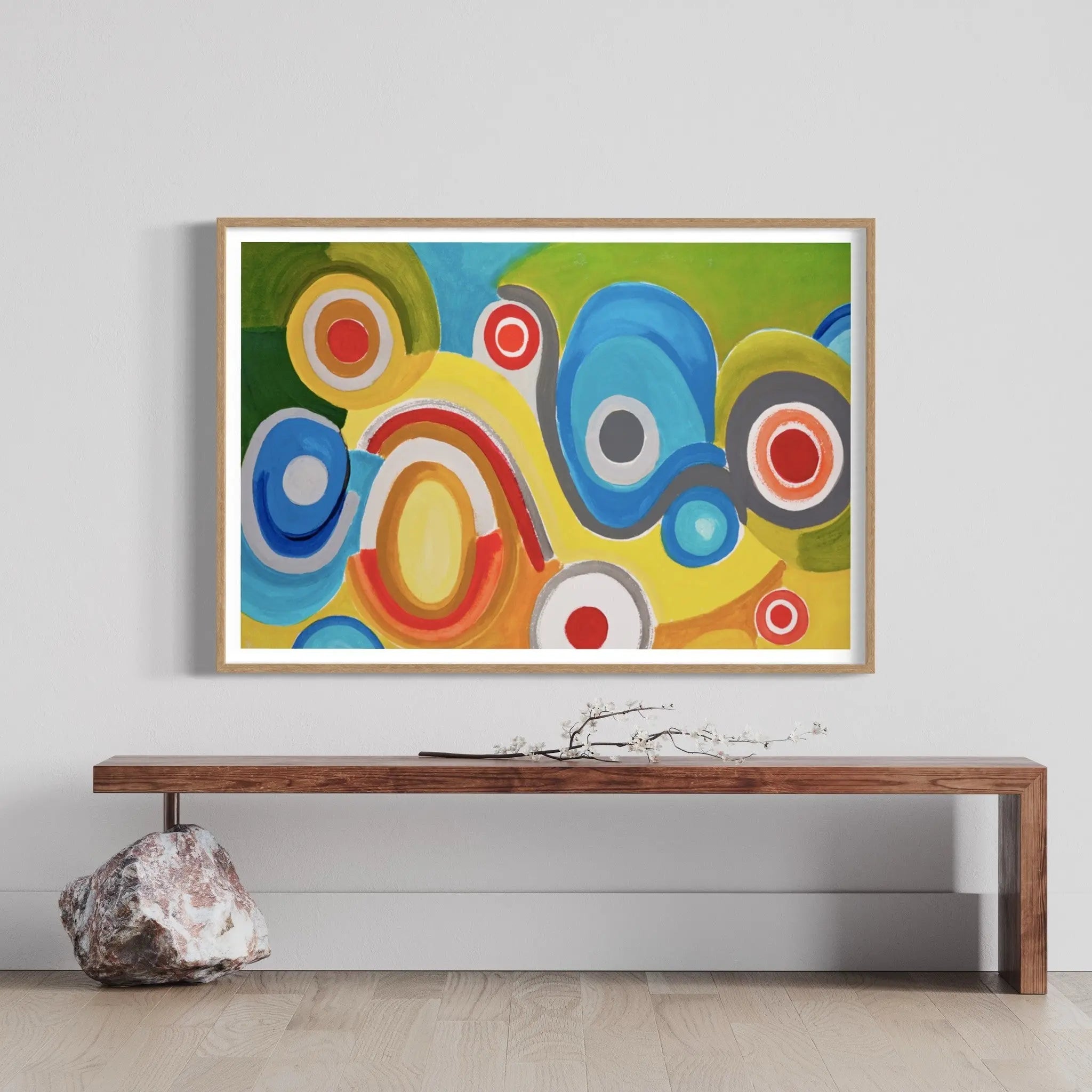 Ups and Downs by Evely Ogly presented in a curated interior design