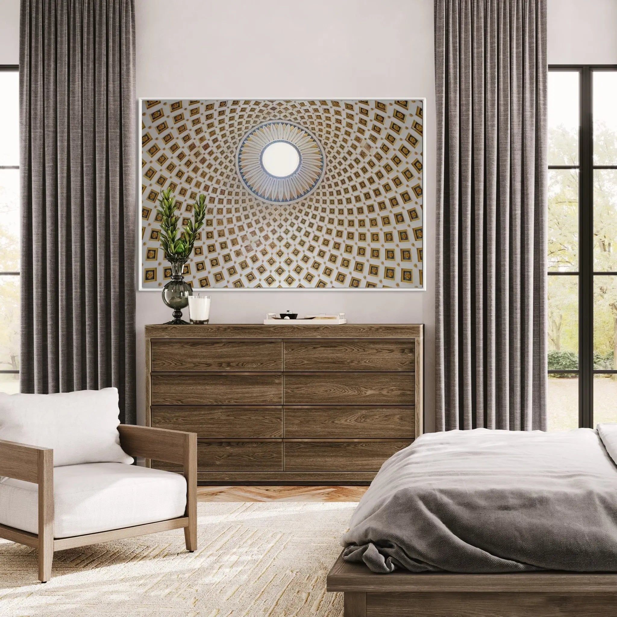 Converging Dome featured in an elegant interior space
