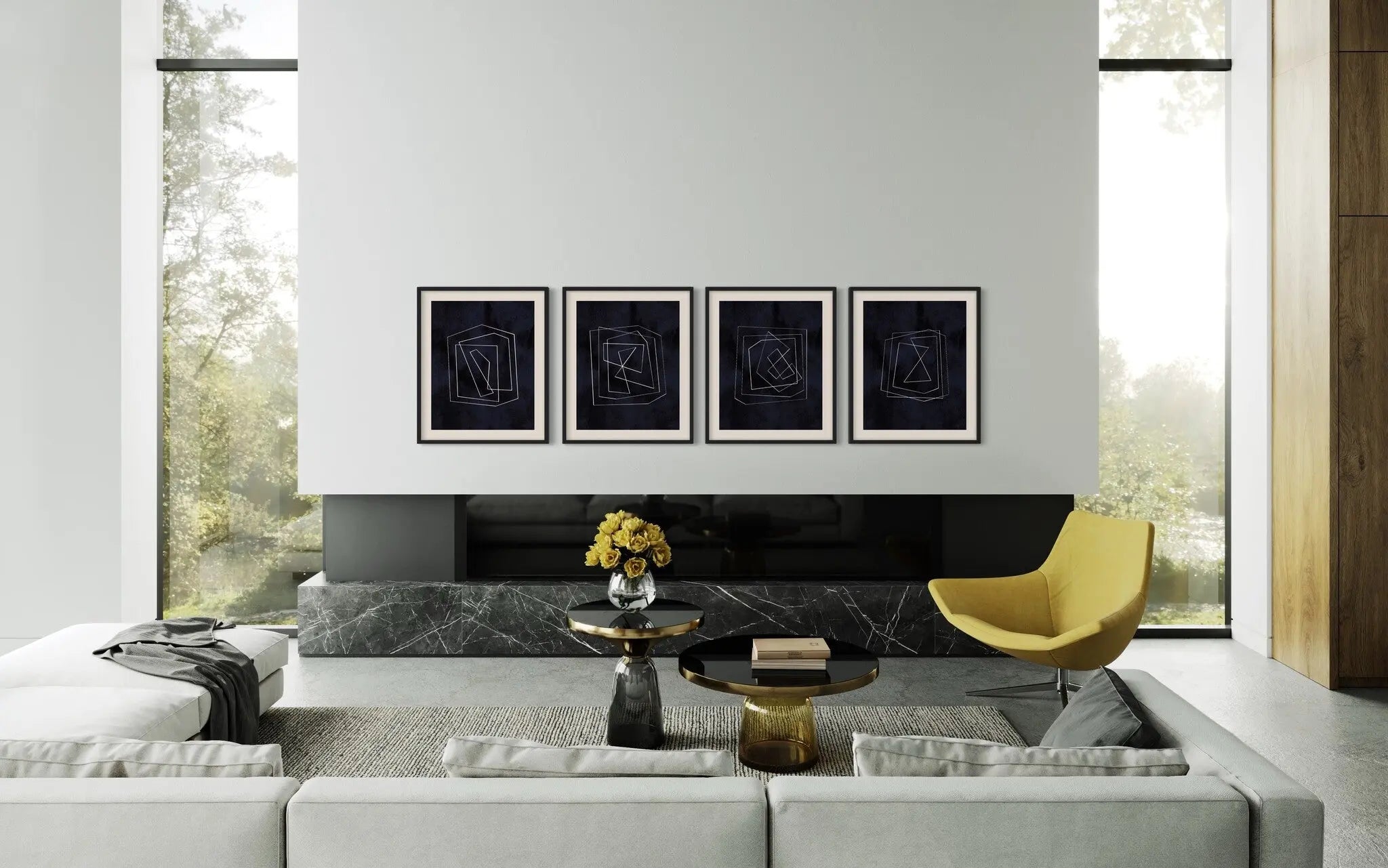 Ordinary Conscious State 1 styled in a contemporary interior setting