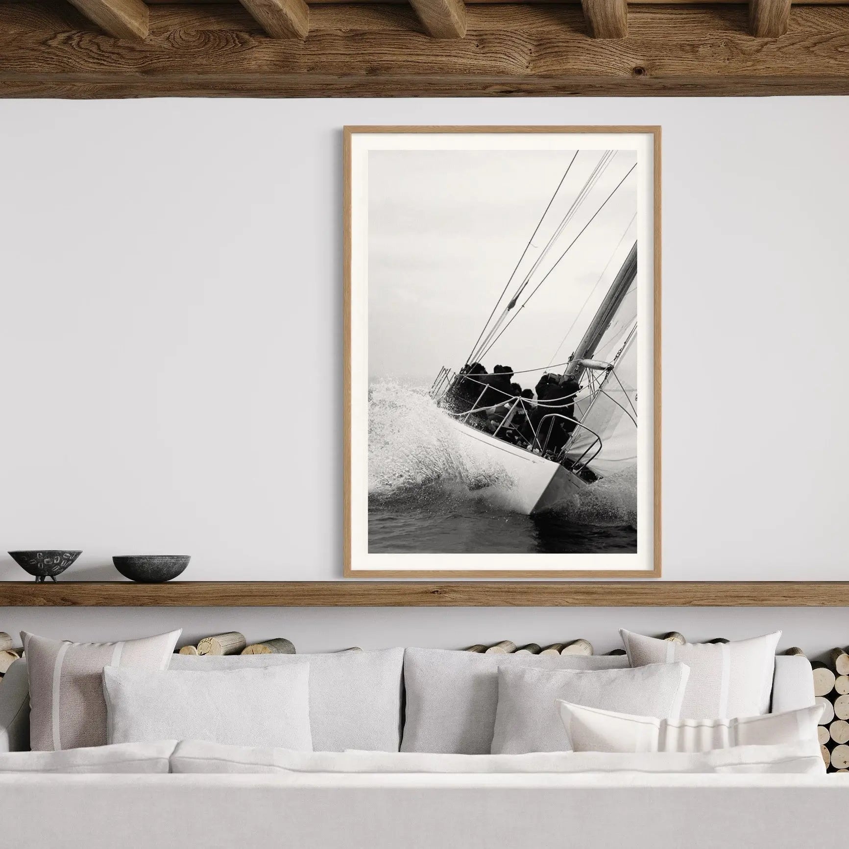Vintage 12 Meter by Kevin Dailey featured in an elegant interior space