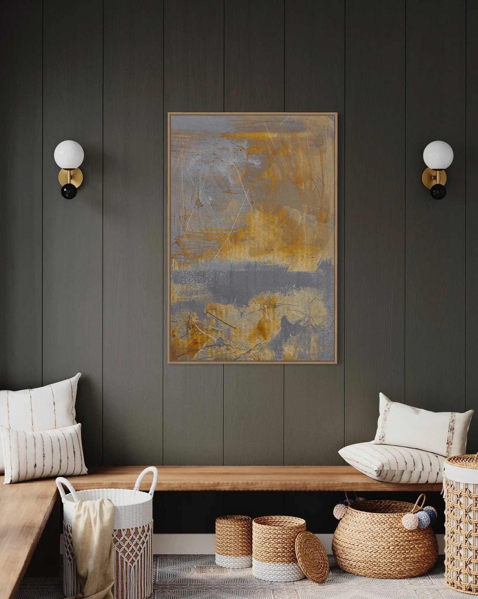 Cartografia by Evelyn Ogly presented in a curated interior design