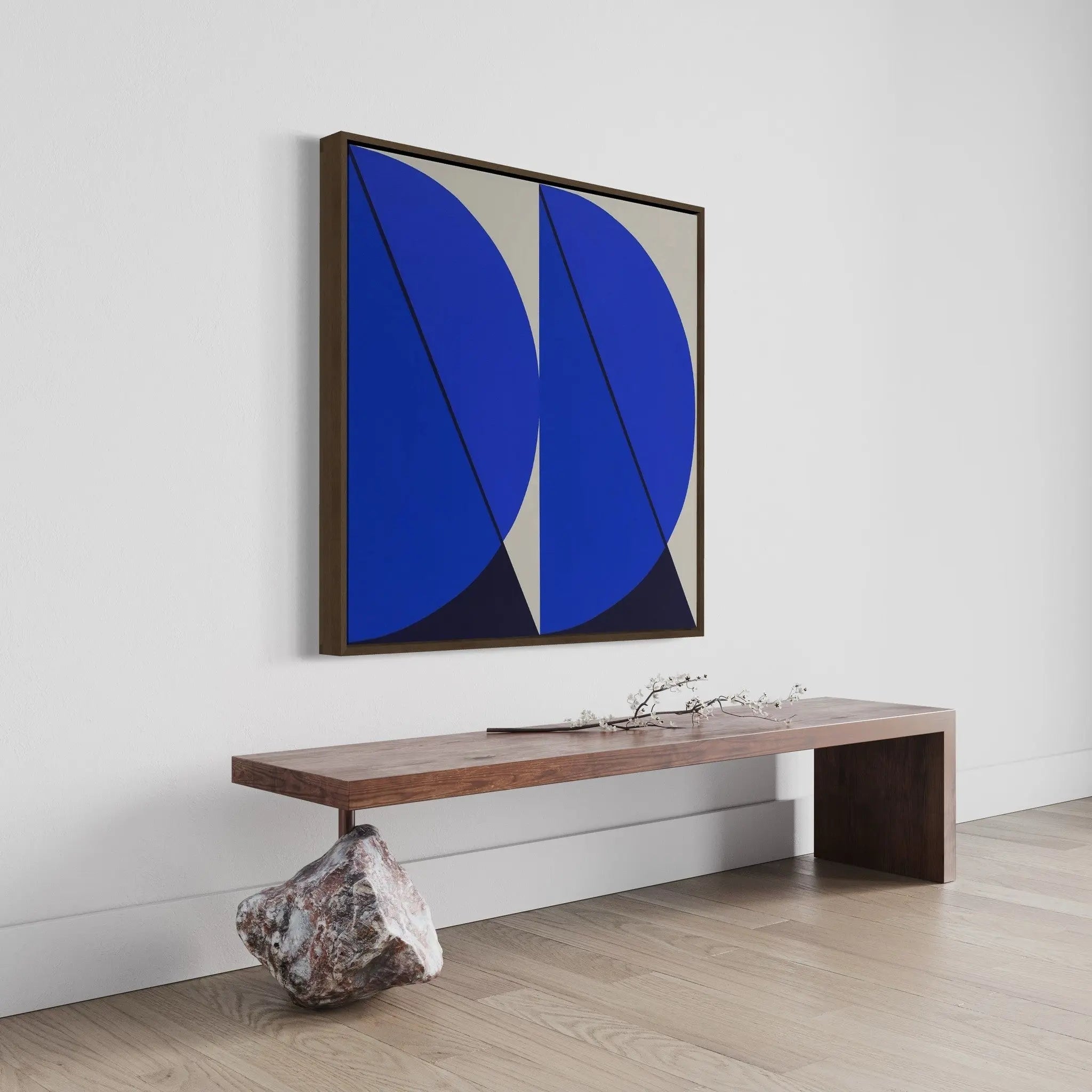 Cuadratura #03 by Rodrigo Martin styled in a contemporary interior setting