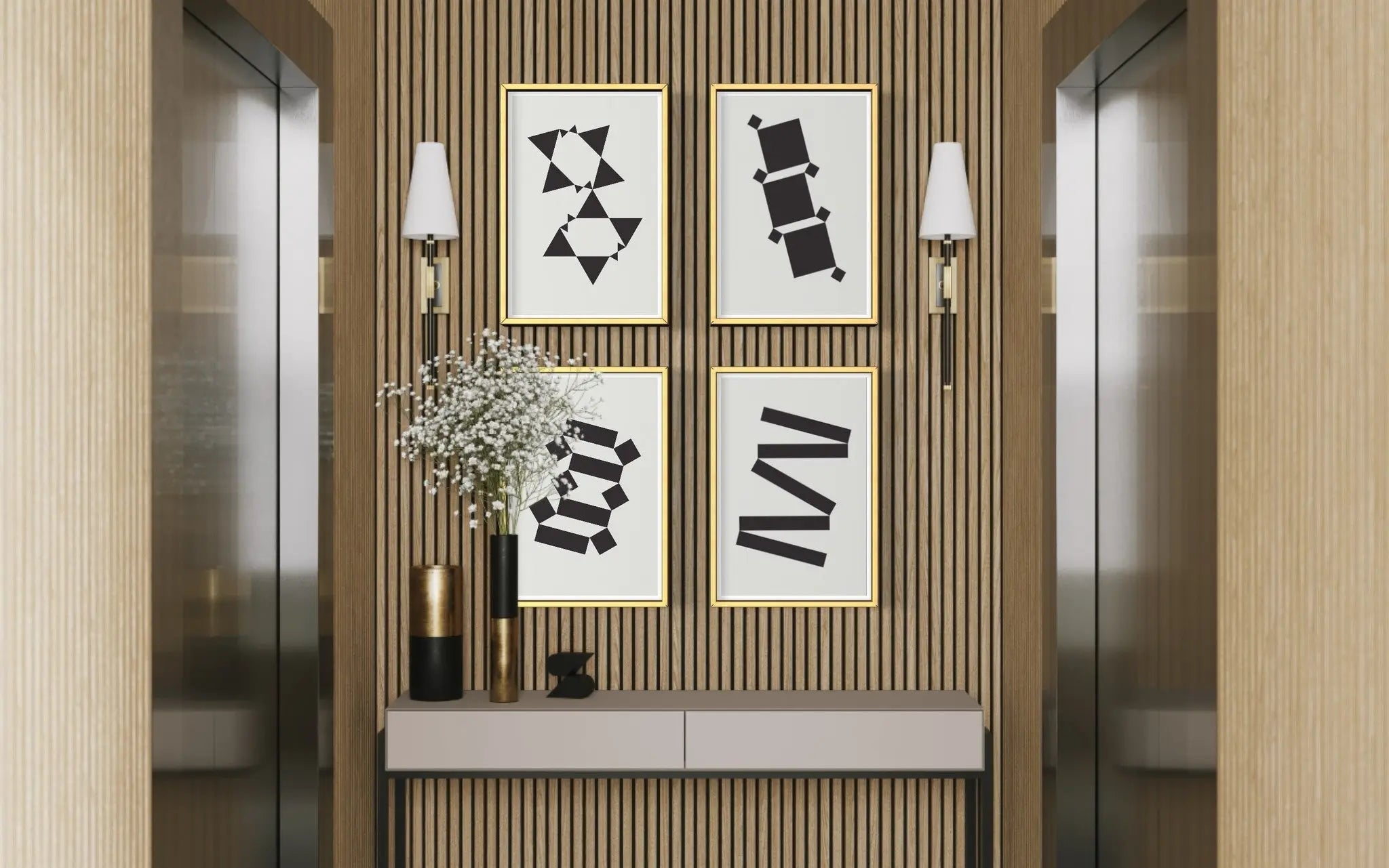 White Tie Modern 1 by Alejandro Franseschini styled in a contemporary interior setting