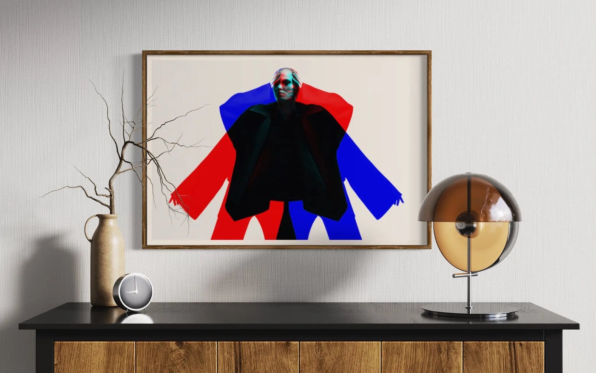 Influence by Alejandro Franseschini displayed in a modern living room interior