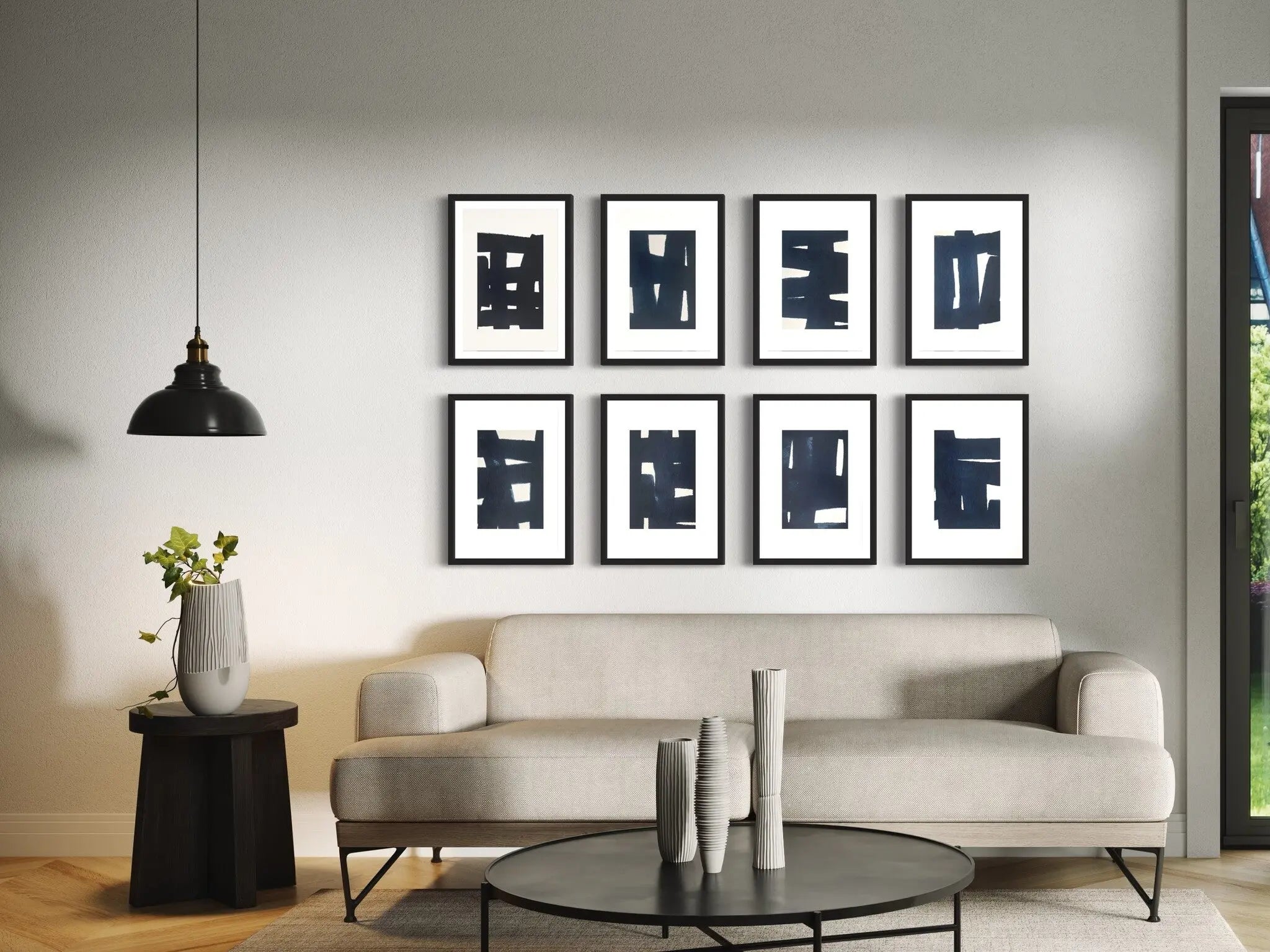 MA Series 3 by Marie Adeline displayed in a modern living room interior