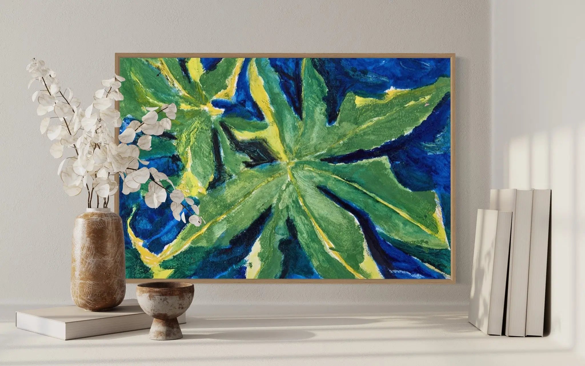 Nature Studies 2 by Evelyn Ogly showcased in a designer room setting