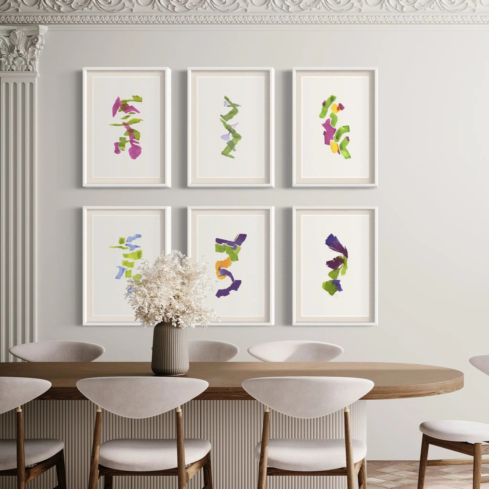 Color Study 13 by Encarnacion Portal Rubio featured in an elegant interior space