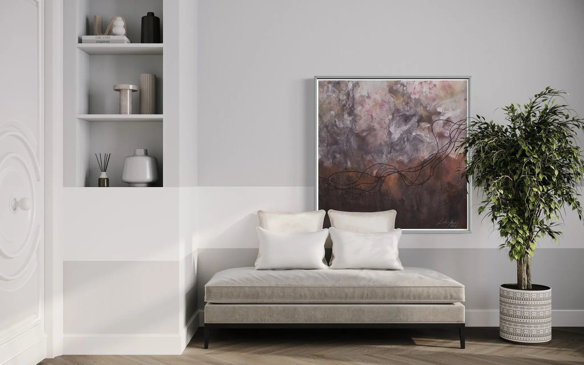 Cuerdas Siena by Lidia Beiza featured in an elegant interior space