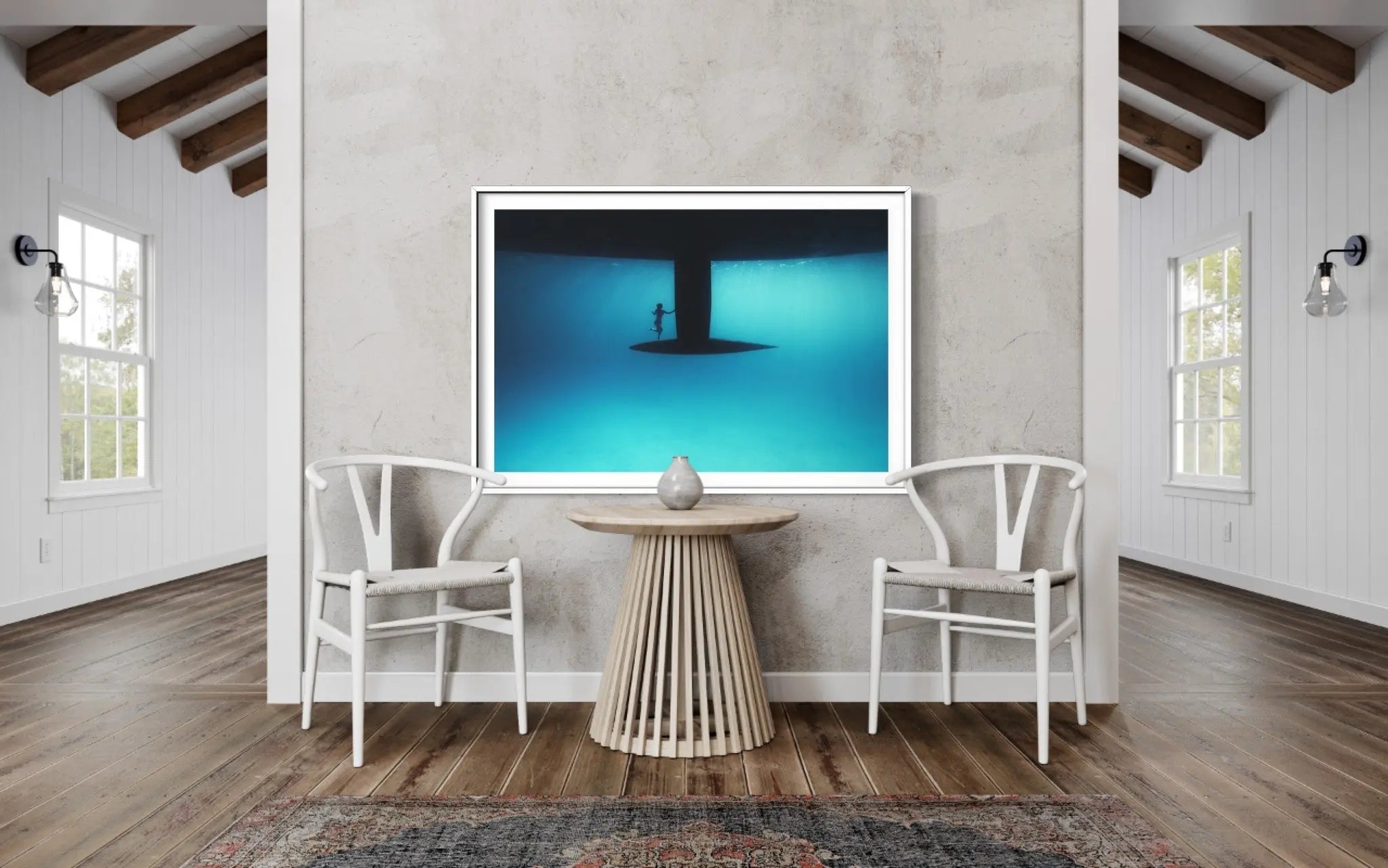 Reverse Gravity by Enric Gener showcased in a designer room setting