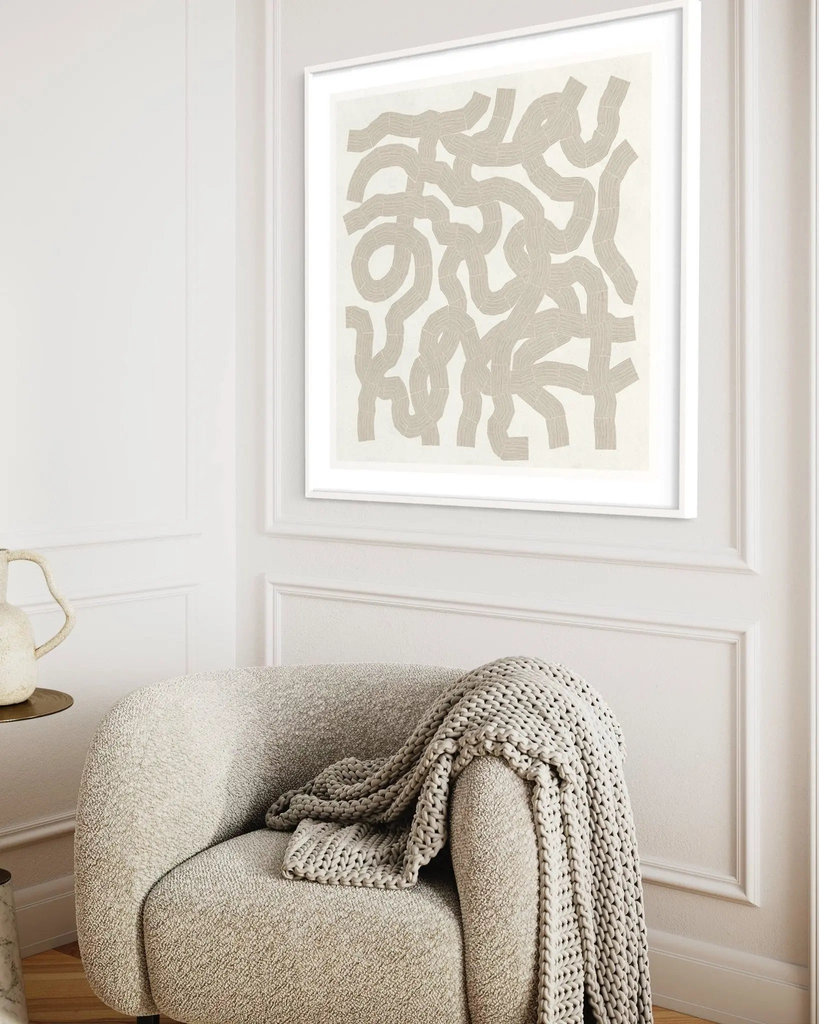 Where You Lead by Alejandro Franseschini styled in a contemporary interior setting