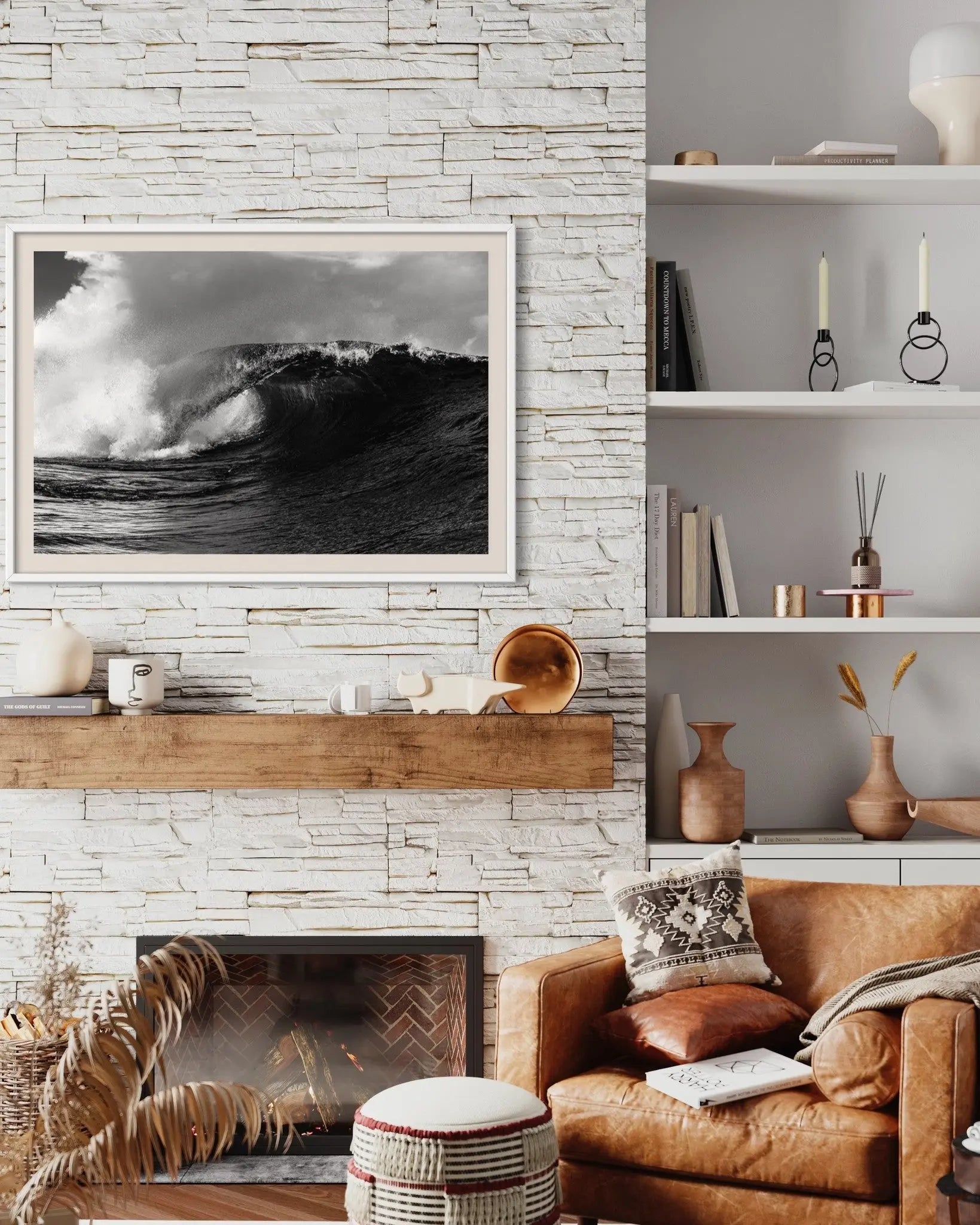 Wave by Stephan Debelle styled in a contemporary interior setting