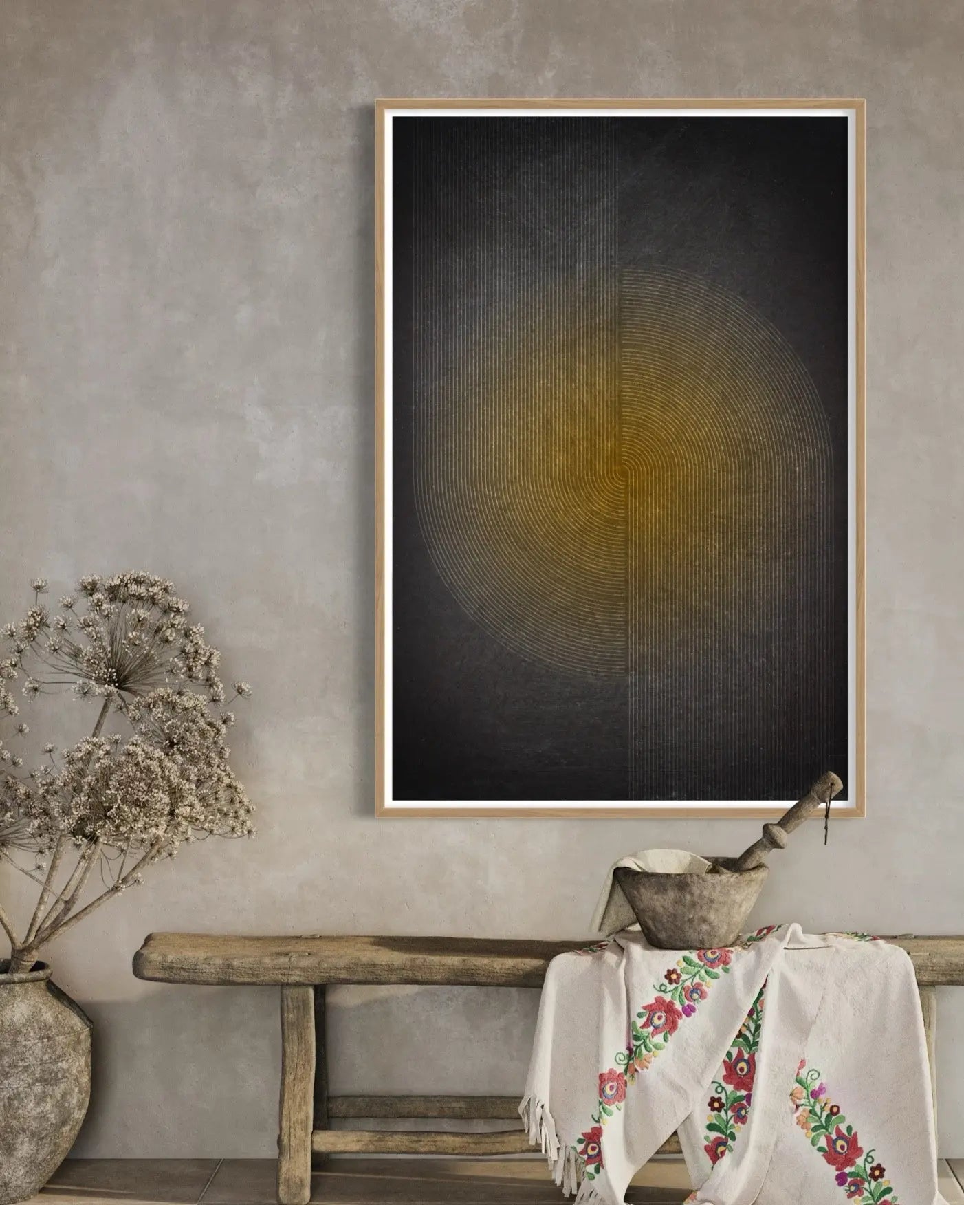 The Golden Rule by Alejandro Franseschini styled in a contemporary interior setting