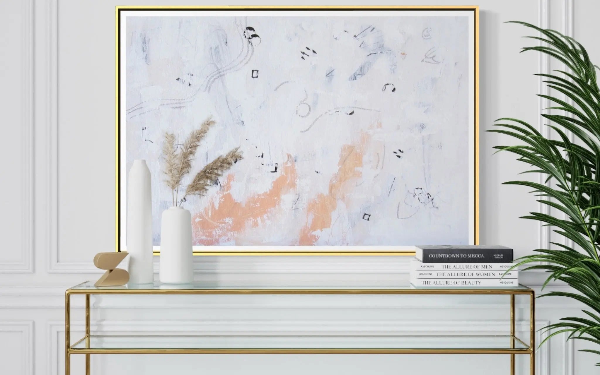 Wild Horses by Chantelle Fulce displayed in a modern living room interior