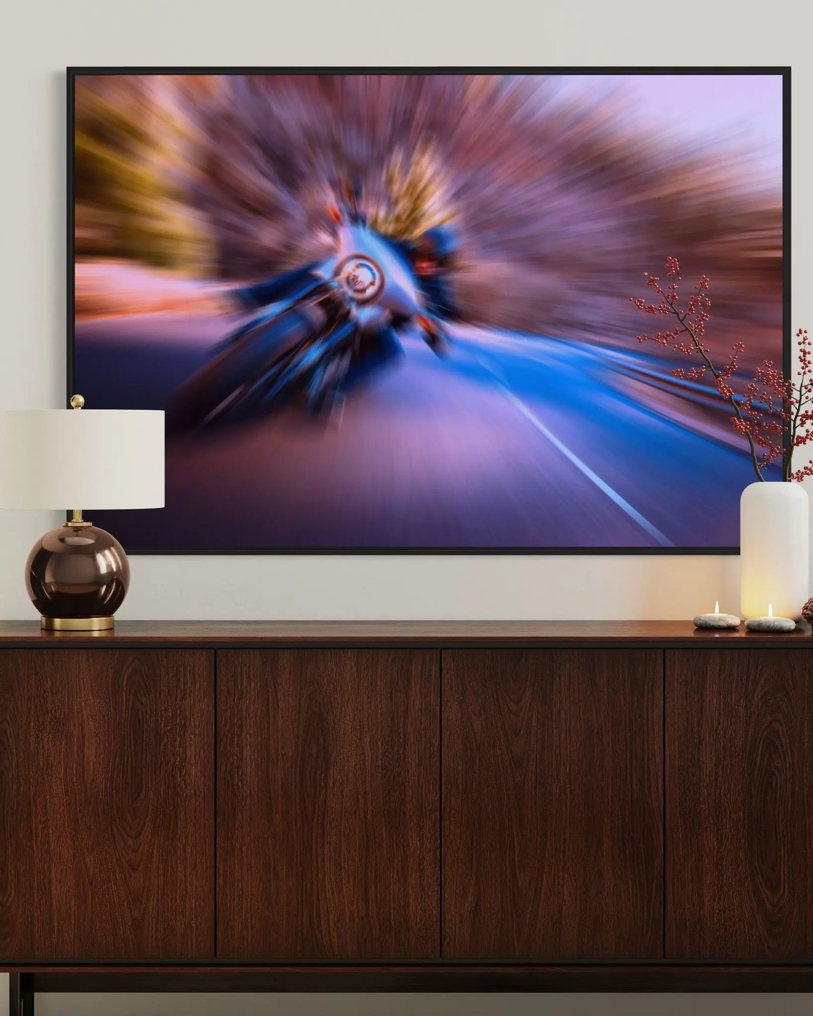 Who's Looking by C. Fregnan featured in an elegant interior space