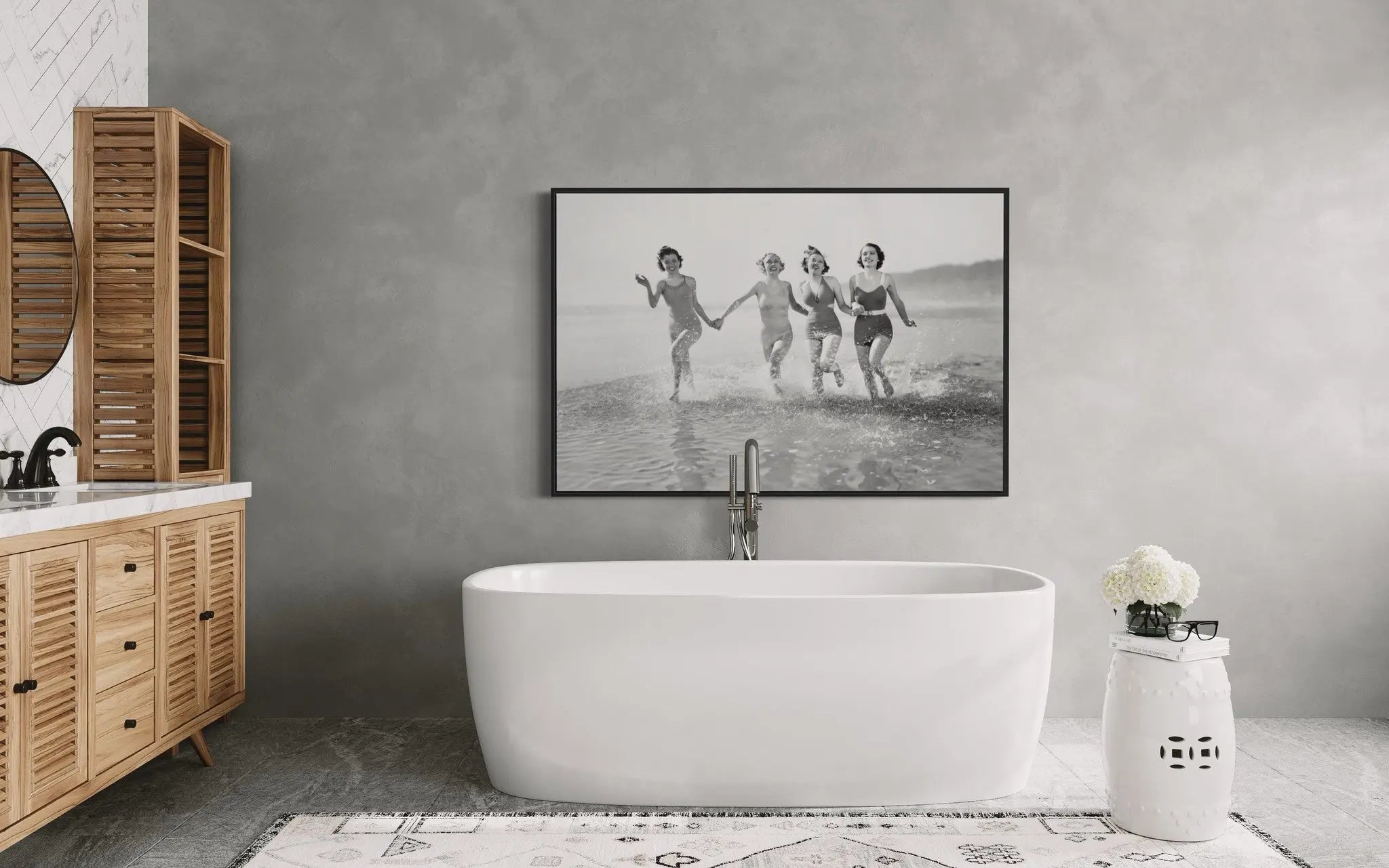 Beach Fun styled in a contemporary interior setting