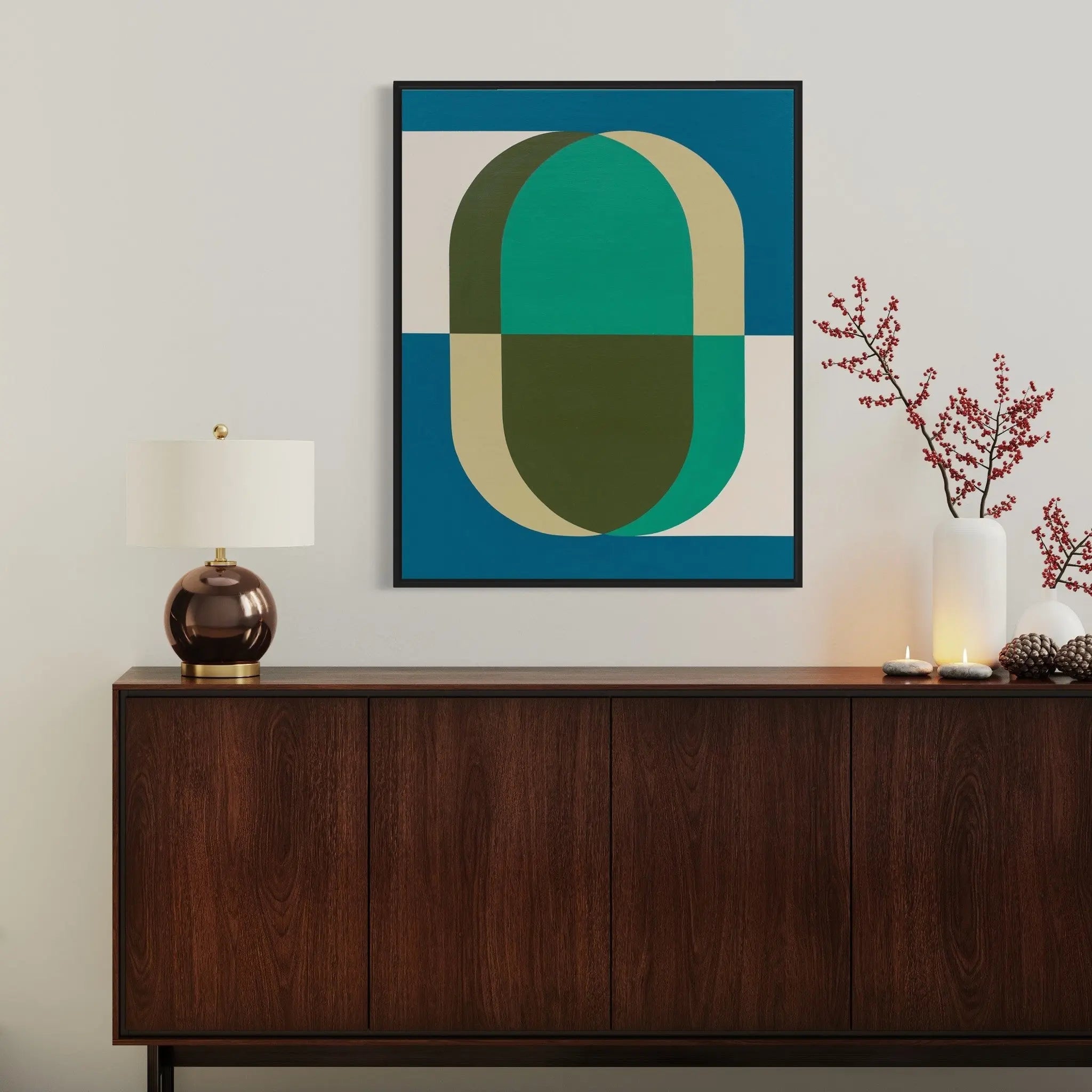 Pill 02 by Rodrigo Martin shown in a minimalist home decor setting