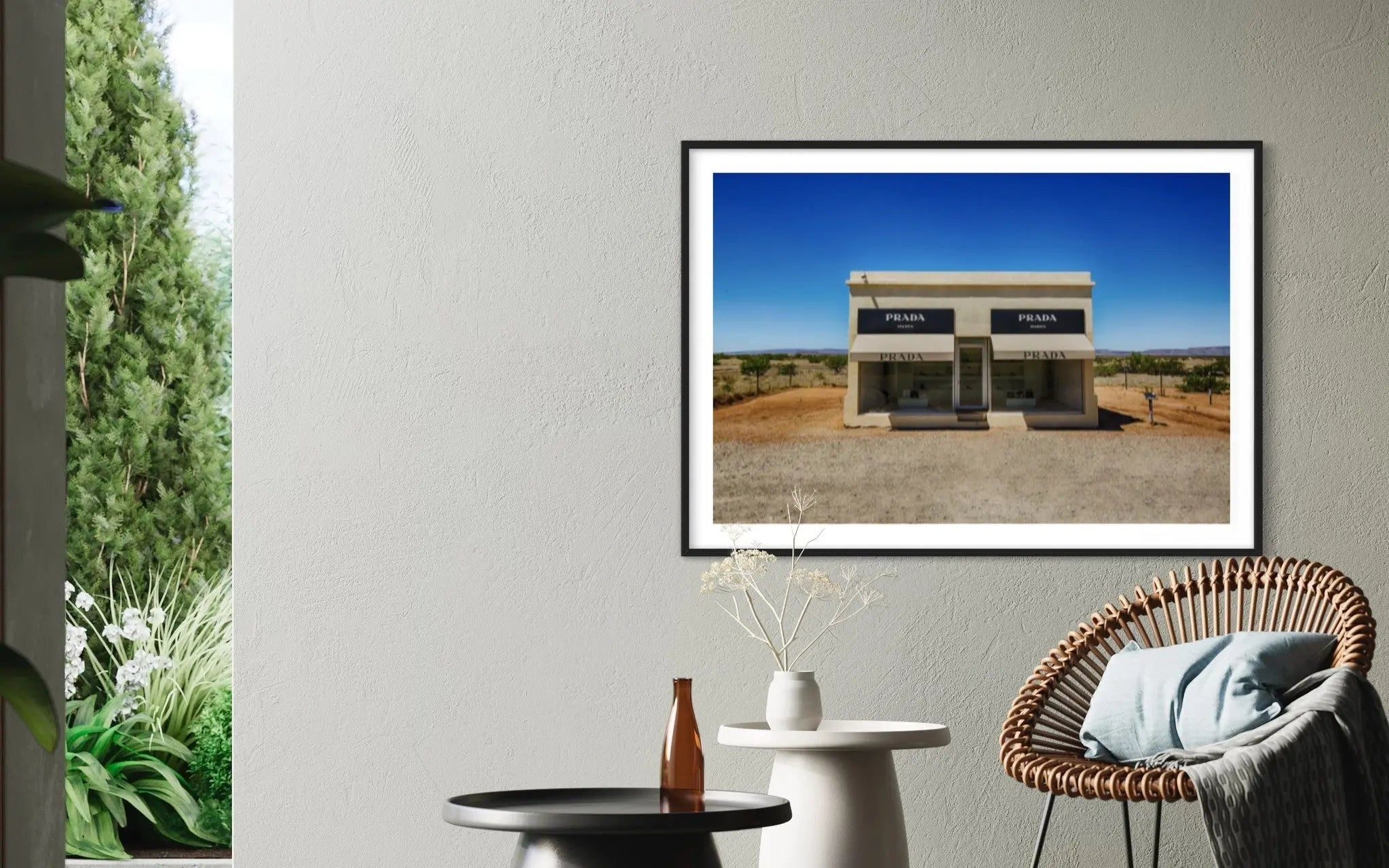 Prada Marfa In Valentine by M. Haupt styled in a contemporary interior setting