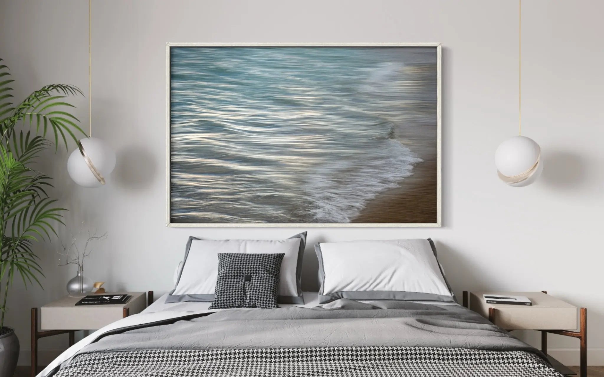 Pencil Waves by Ana Bonet featured in an elegant interior space