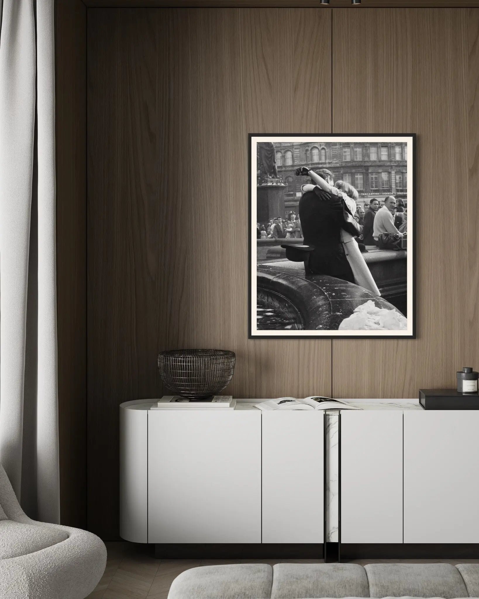 Head Over Heels by Reg Speller featured in an elegant interior space