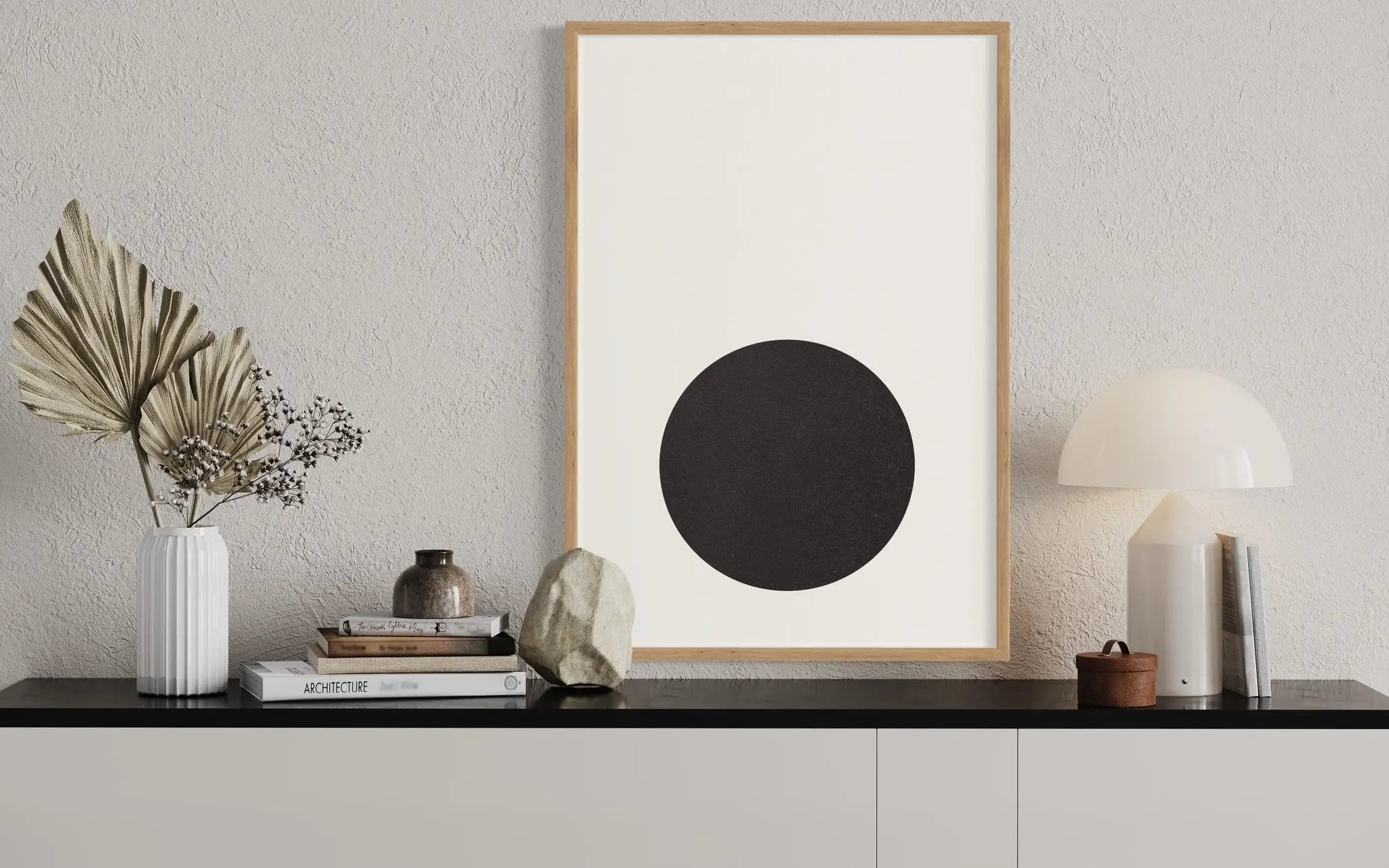 Black Blink by Francesco Alessandrini presented in a curated interior design