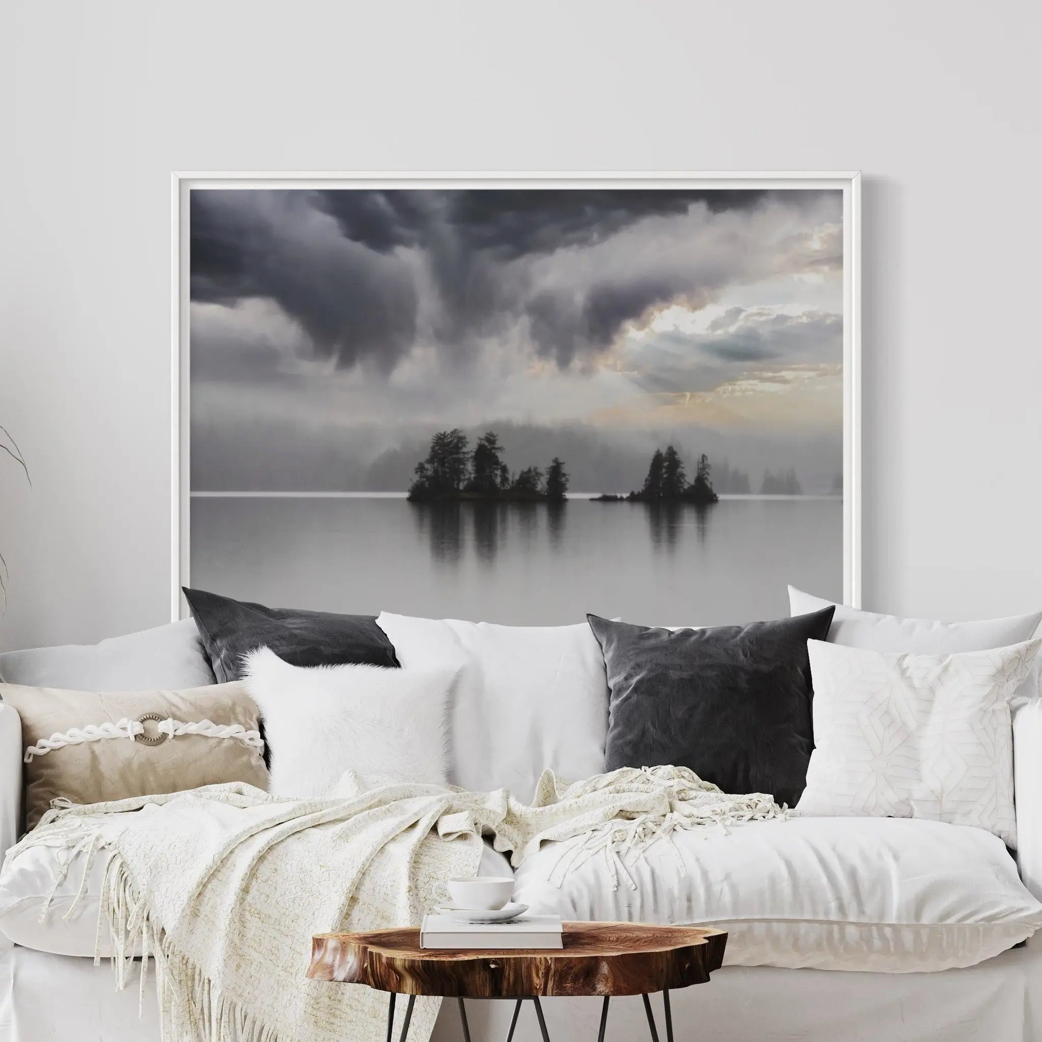 Silver Lining by Karen Thom styled in a contemporary interior setting