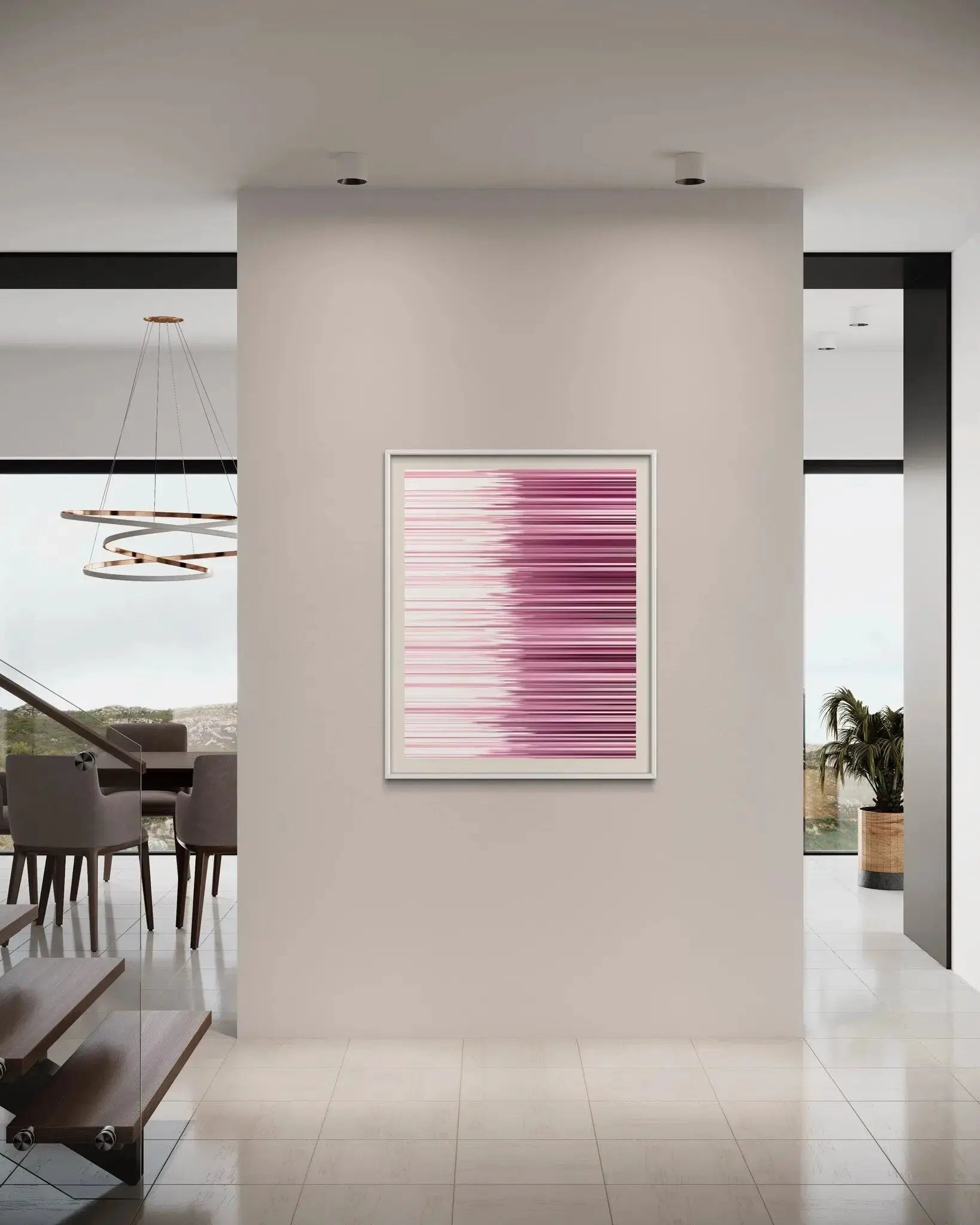 Find The Begining by Florence Daries installed in a luxury residential interior
