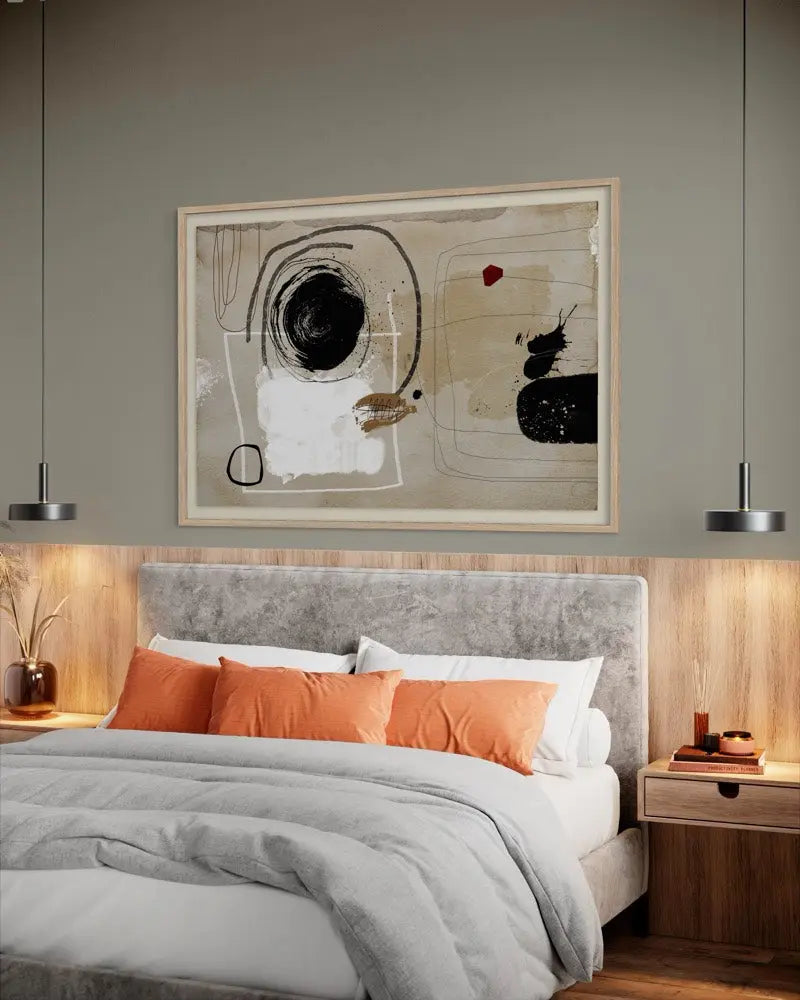 Antidote of Love by Alejandro Franseschini hanging in a sophisticated office space