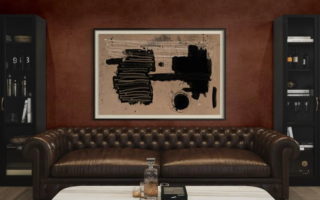 Close to the Stars by Alejandro Franseschini showcased in a designer room setting