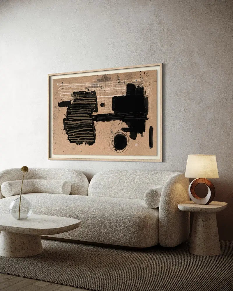 Close to the Stars by Alejandro Franseschini displayed in a modern living room interior