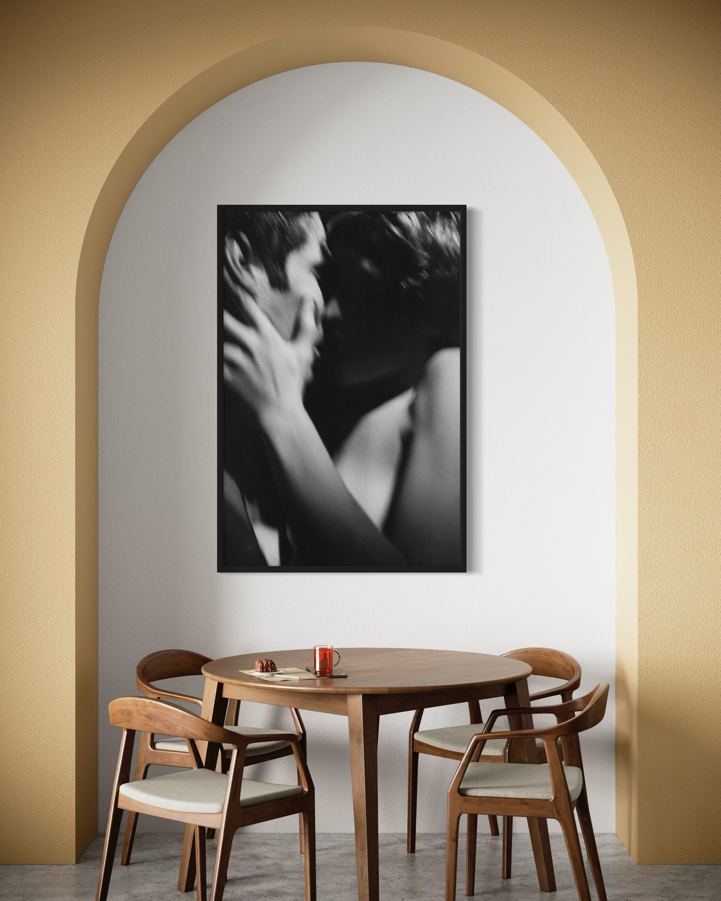 Couple hugging by Marin