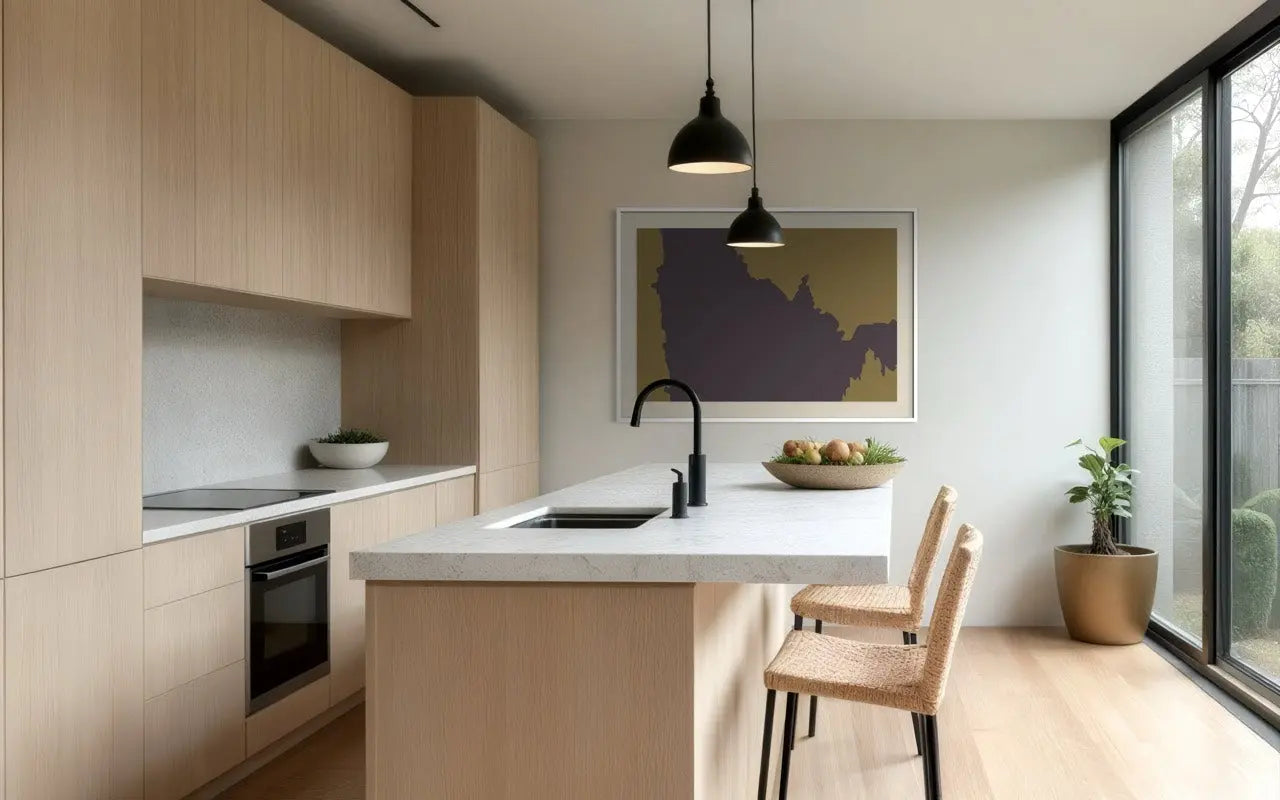Dreamscape by Alejandro Franseschini presented in a curated interior design