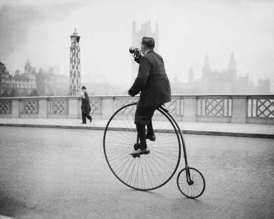 Penny Farthing Bugle by Fox Photos, fine art print, The Picturalist
