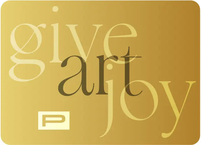 Give the Gift of Curated Art displayed in a modern living room interior
