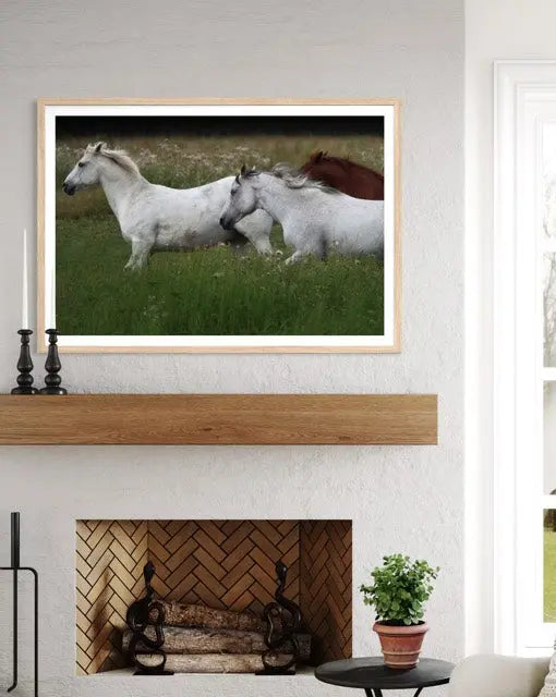 You Make My Heart Sing by Karen Thom displayed in a modern living room interior