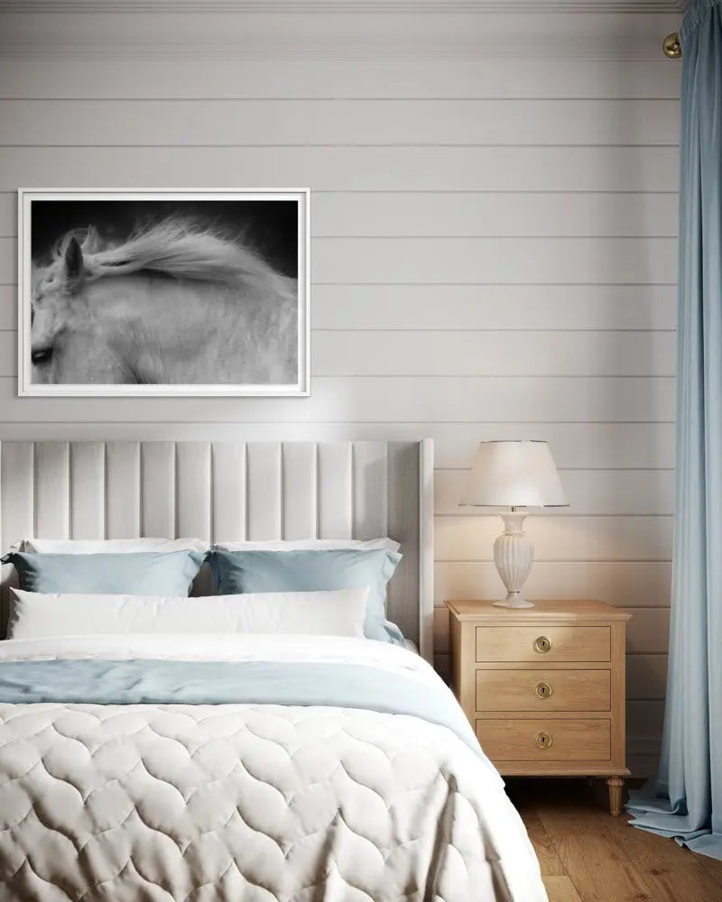 Longing For You by Karen Thom shown in a minimalist home decor setting