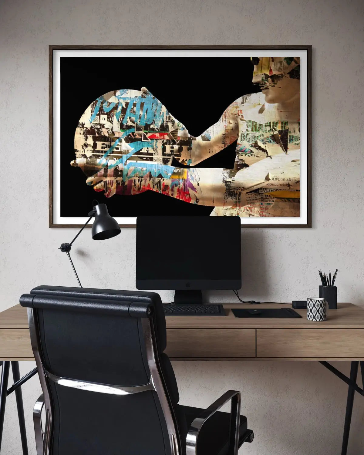 Discobolus by Francesco Alessandrini styled in a contemporary interior setting