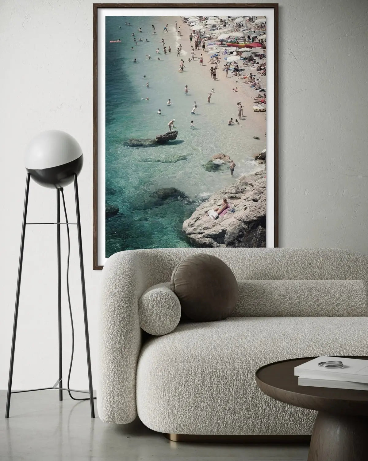 La Dolce Vita by Sarah Labuda displayed in a modern living room interior