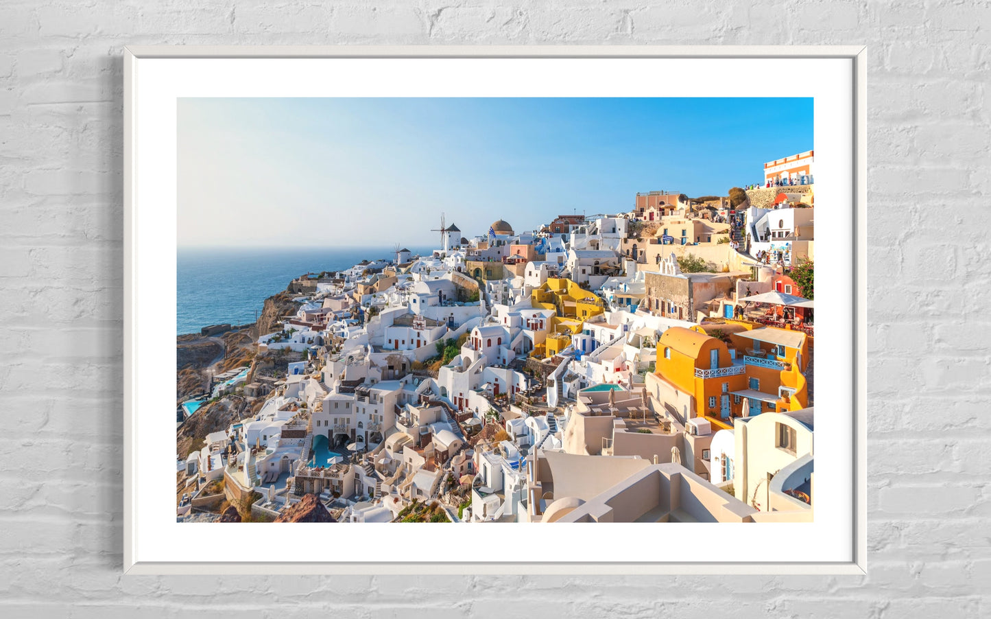 Beautiful view of Oia in Santorini by George Pachantouris