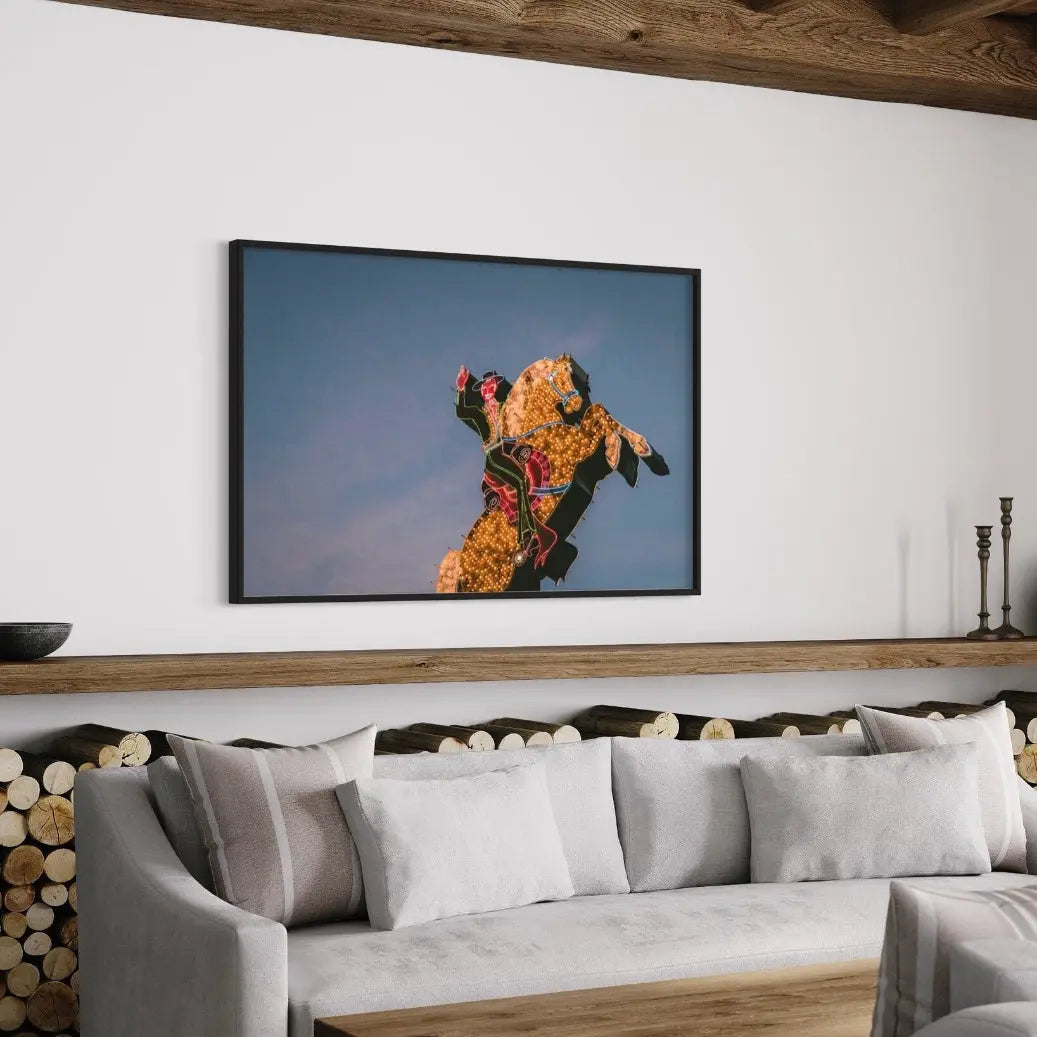 Luminous Cowboy Tale shown in a minimalist home decor setting
