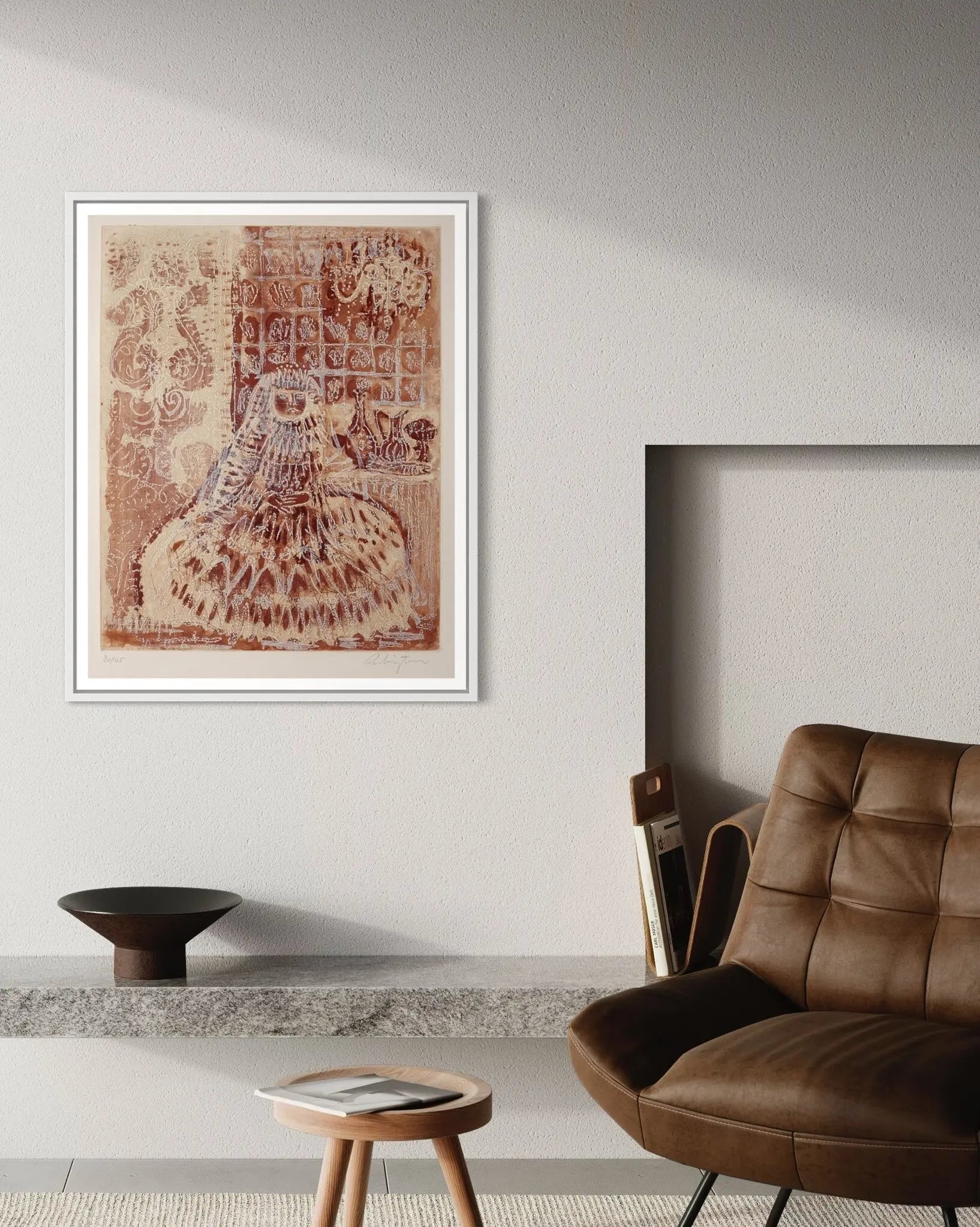 Menina by C. Rubinstein featured in an elegant interior space