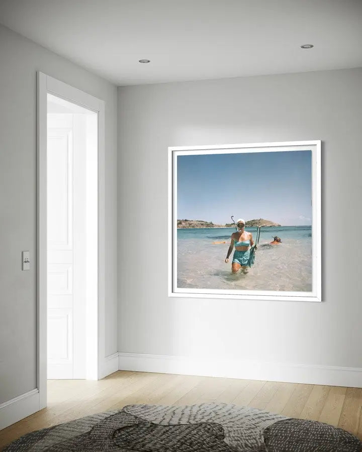Getty Images certificate of authenticity for Snorkelling In Antigua by Slim Aarons