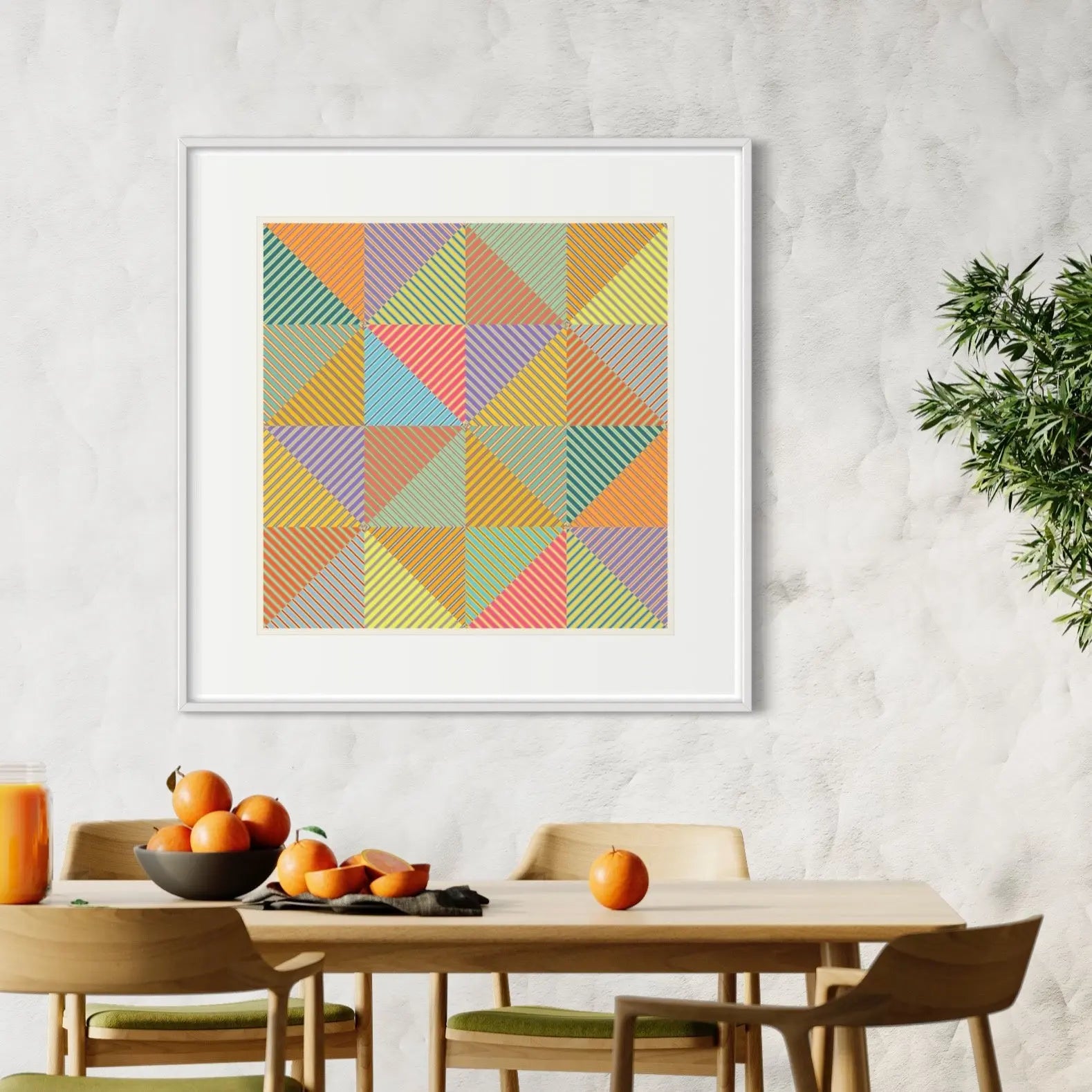 Squared by Alejandro Franseschini showcased in a designer room setting
