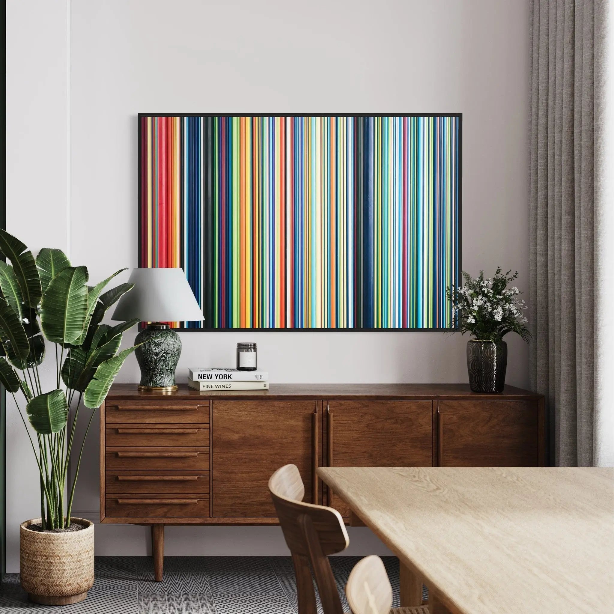 Gradient 10 by E. Blithe displayed in a modern living room interior