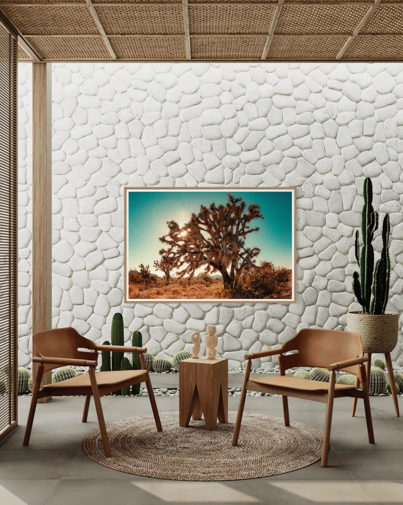 Desert Vintage by A. Vinicius showcased in a designer room setting