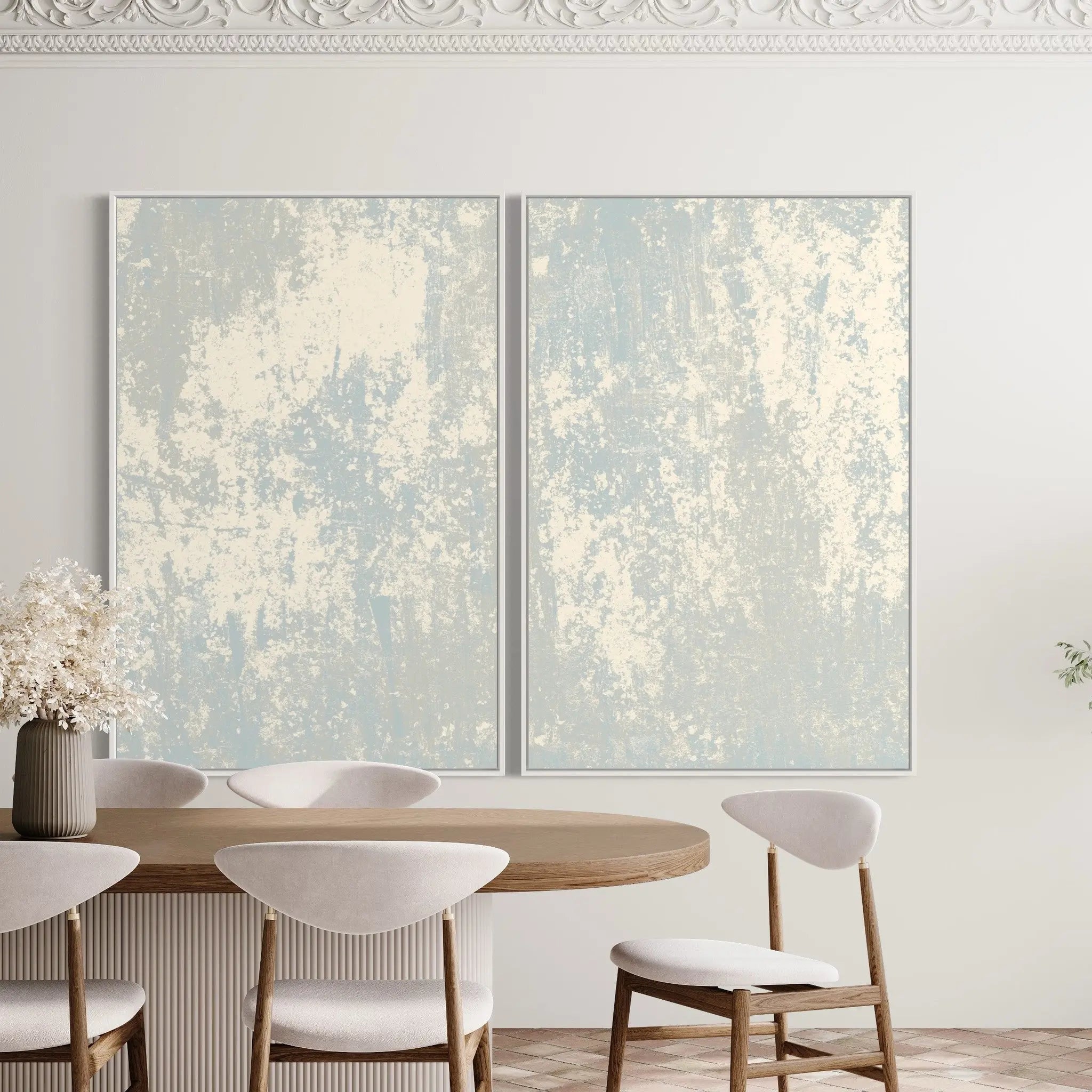 The Selknam Ascention II by Evelyn Ogly showcased in a designer room setting