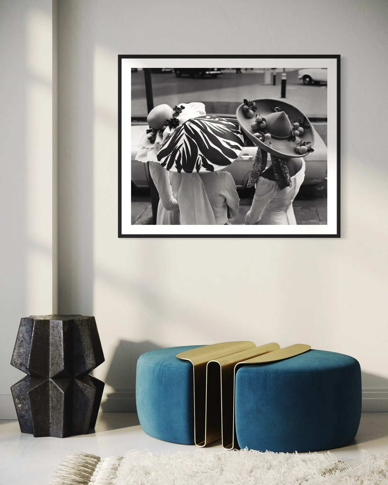 Easter Bonnets by Sydney O'Meara styled in a contemporary interior setting